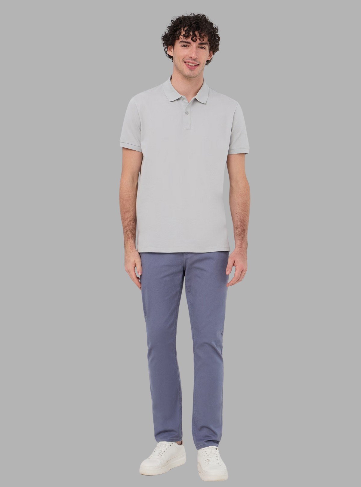Men’s Grey Pique Polo T-Shirt – Classic Fit, Breathable & Timeless Style - Boer and Fitch
