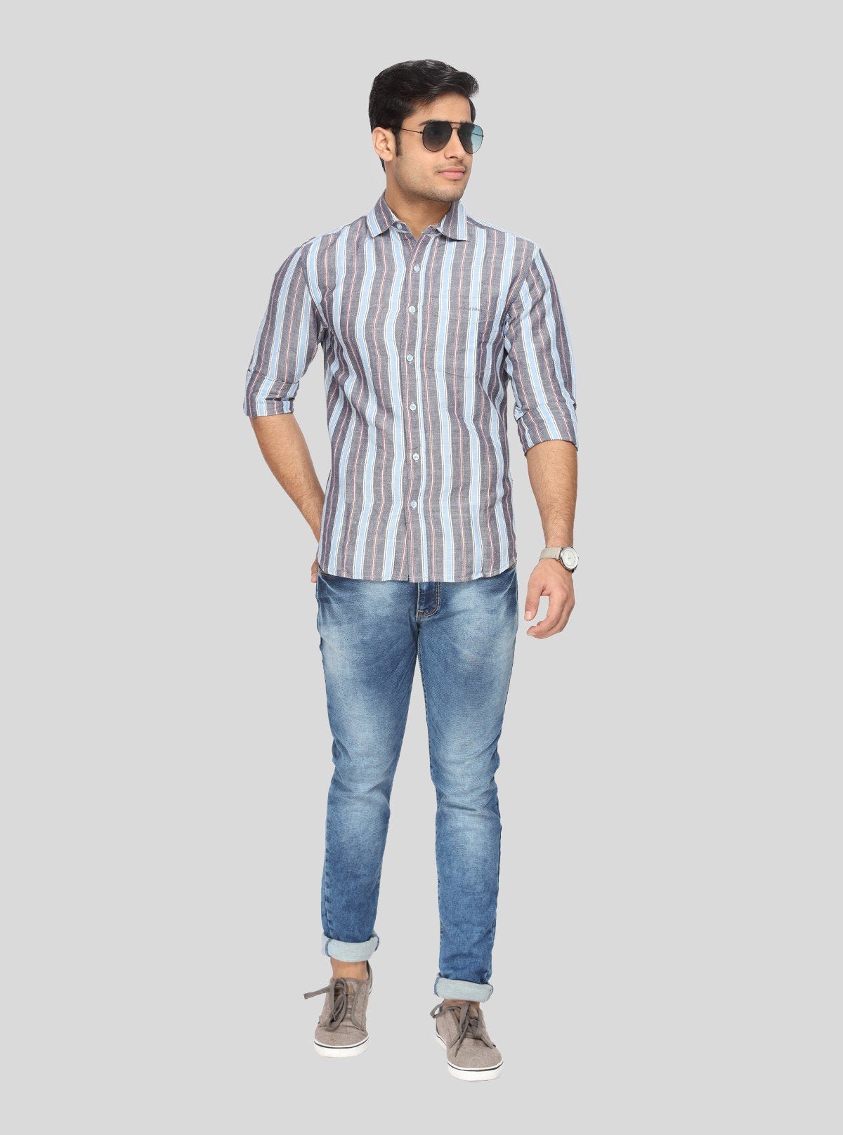 Men's Light Grey Linen Shirt – Breezy, Minimal & Effortlessly Sophisticated - Boer and Fitch