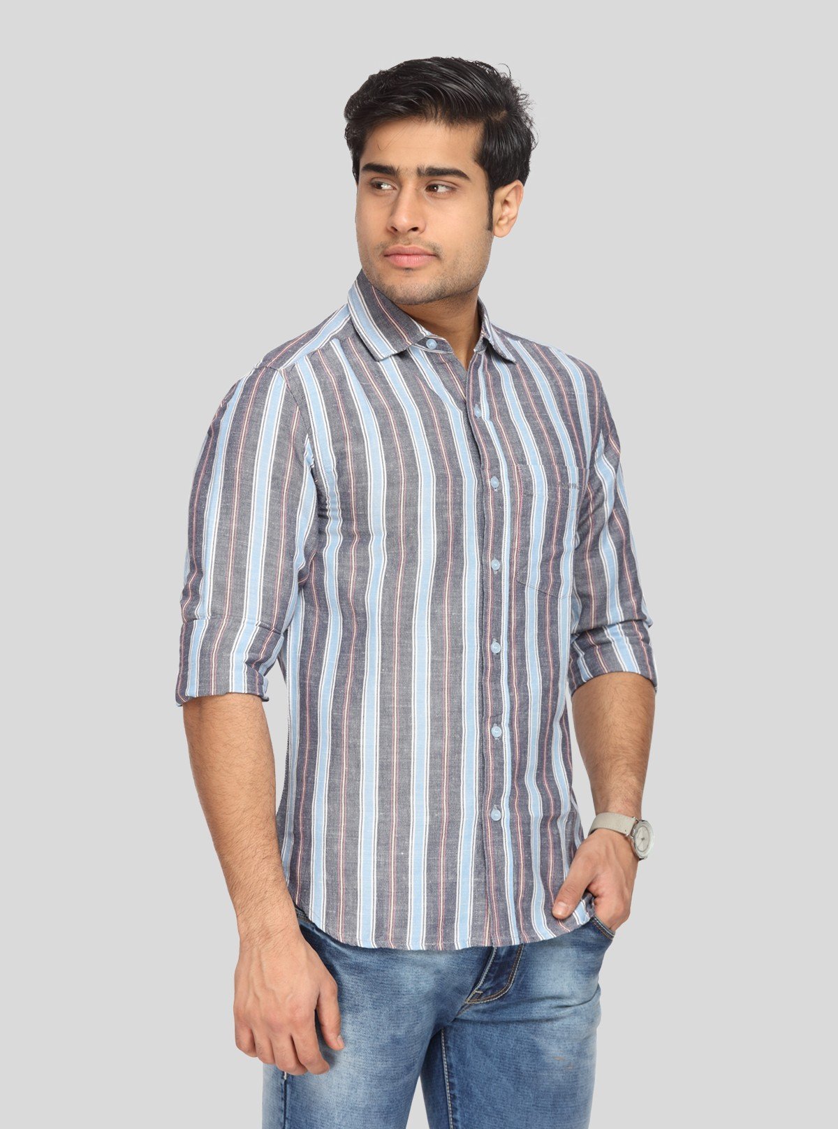 Men's Light Grey Linen Shirt – Breezy, Minimal & Effortlessly Sophisticated - Boer and Fitch