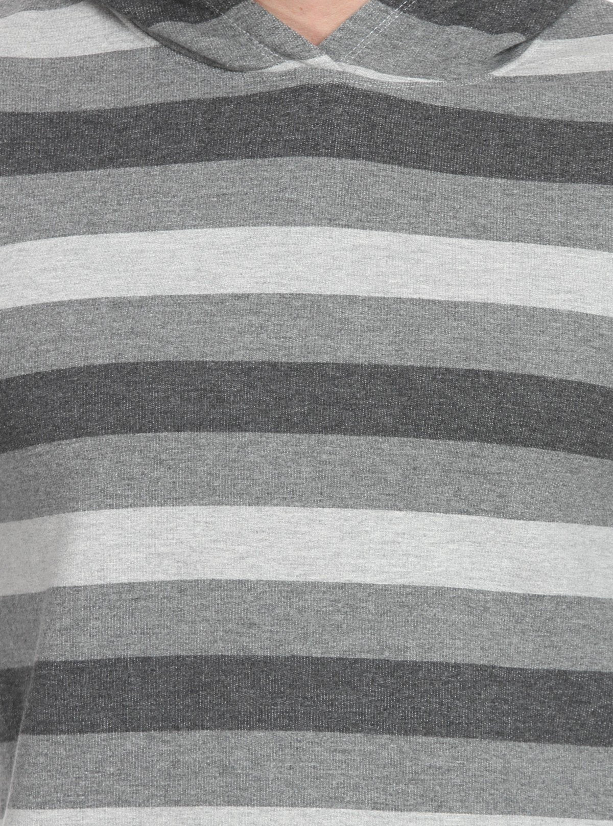 Men’s Melange Striped Hoodie – Textured Look, Modern Striped Comfort - Boer and Fitch