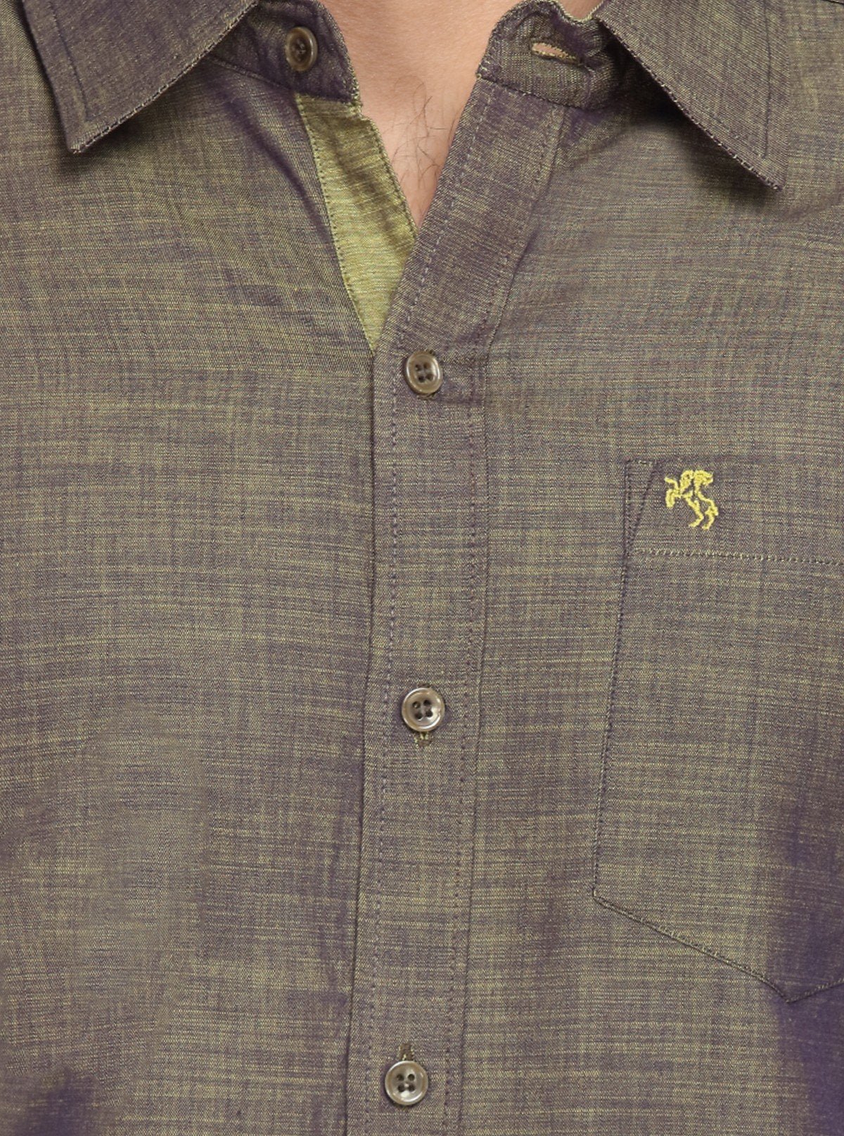 Men’s Mint Green Slim Fit Full Sleeve Shirt – Cool, Refined Everyday Style by Boer & Fitch - Boer and Fitch