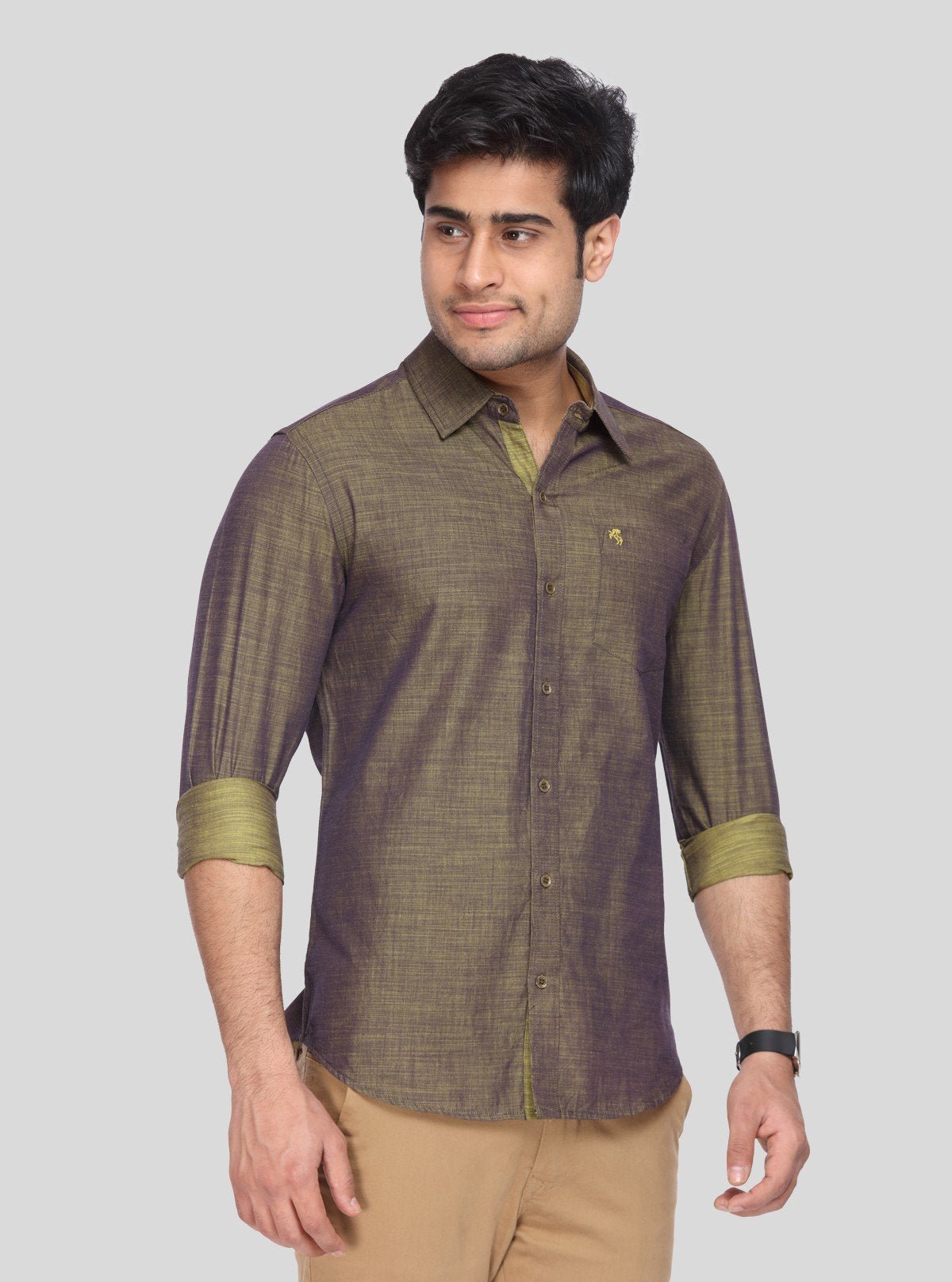 Men’s Mint Green Slim Fit Full Sleeve Shirt – Cool, Refined Everyday Style by Boer & Fitch - Boer and Fitch