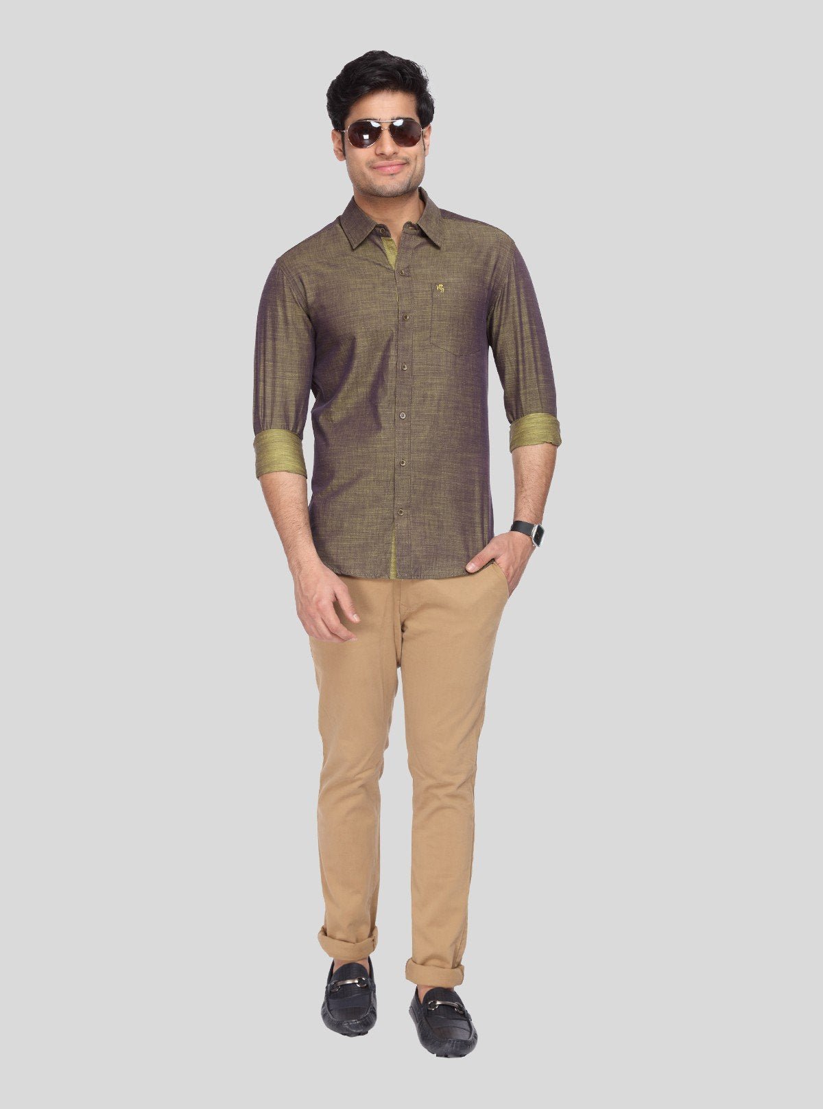 Men’s Mint Green Slim Fit Full Sleeve Shirt – Cool, Refined Everyday Style by Boer & Fitch - Boer and Fitch