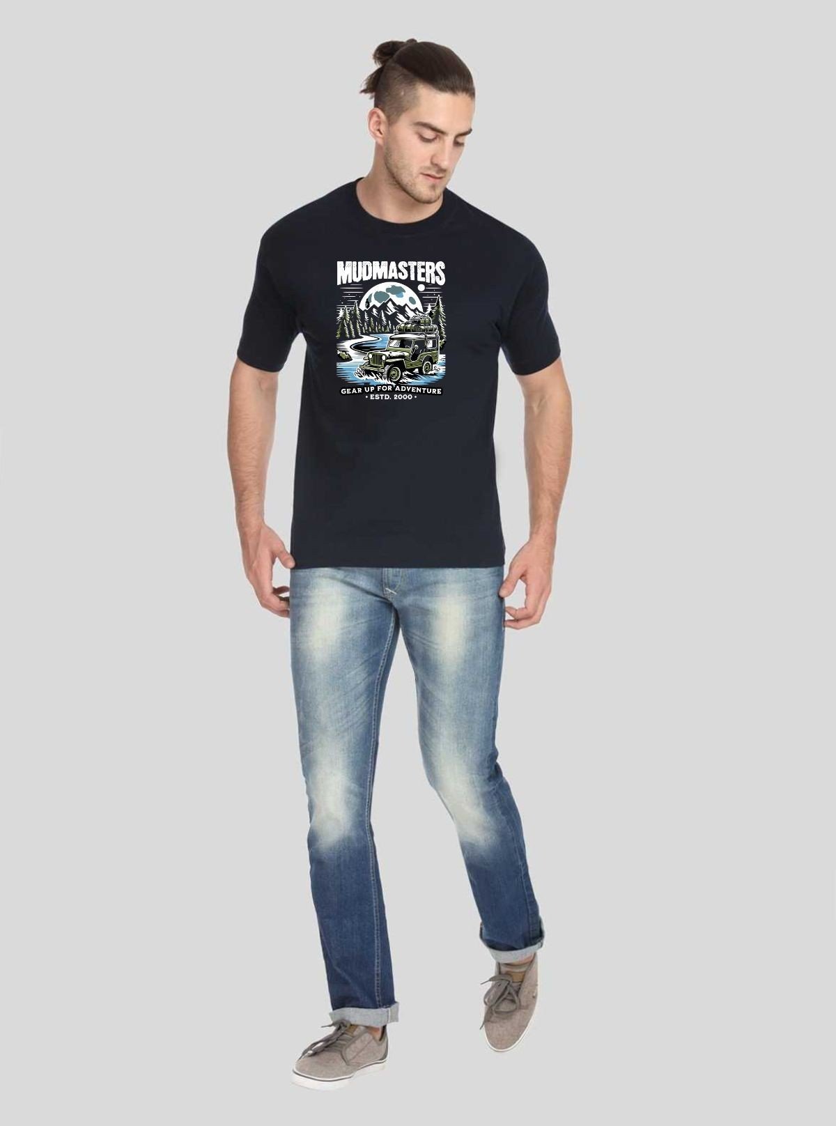 Men’s Mudmasters Printed T-Shirt – Rugged Graphic Tee for Casual Style - Boer and Fitch