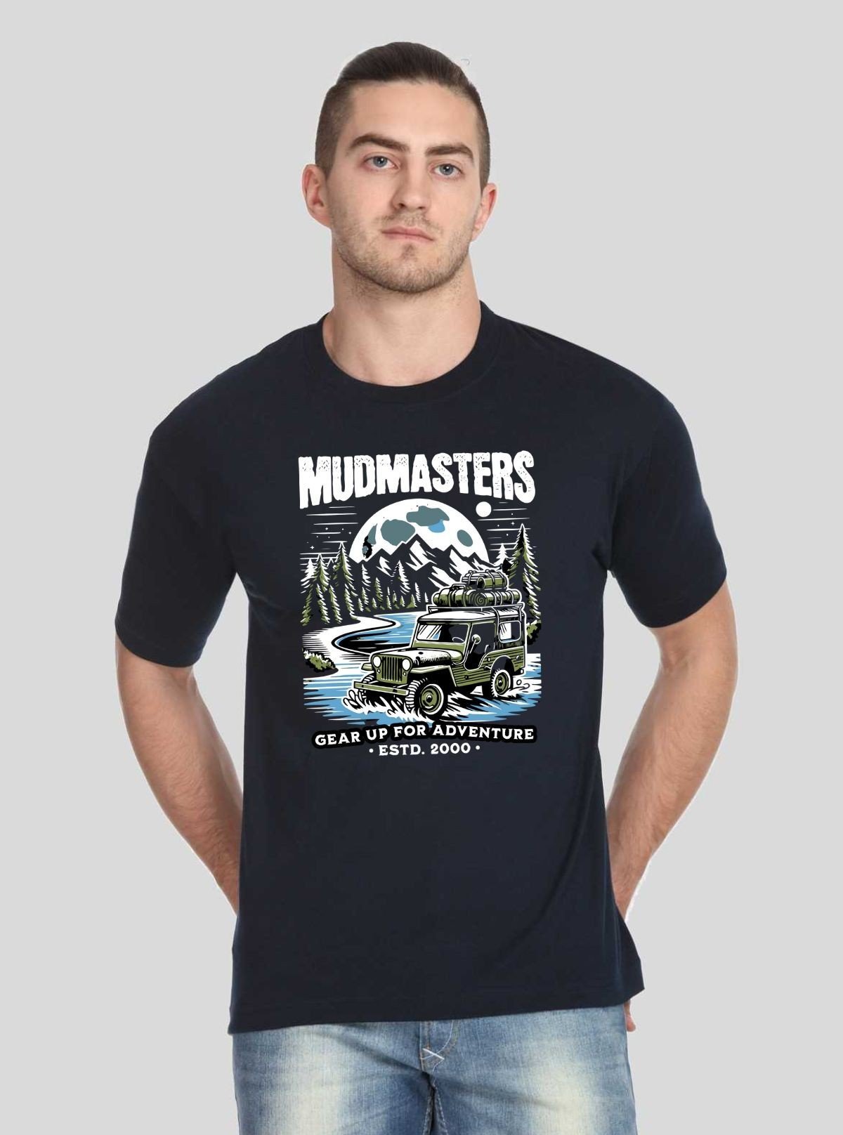 Men’s Mudmasters Printed T-Shirt – Rugged Graphic Tee for Casual Style - Boer and Fitch