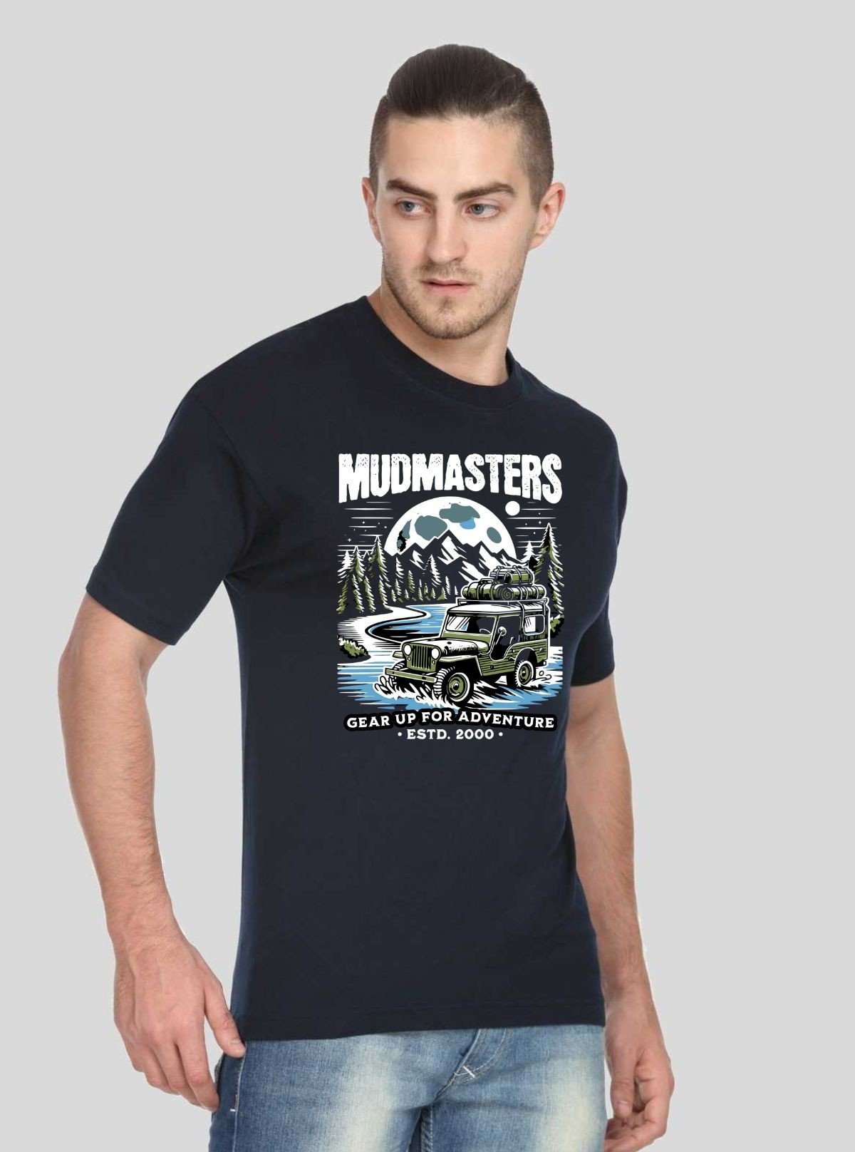 Men’s Mudmasters Printed T-Shirt – Rugged Graphic Tee for Casual Style - Boer and Fitch