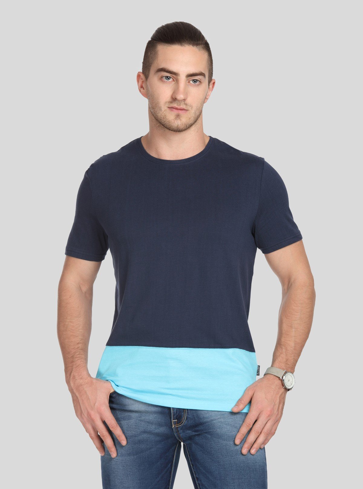 Men's Navy Classic Fit T-Shirt – Timeless Style & Everyday Comfort - Boer and Fitch
