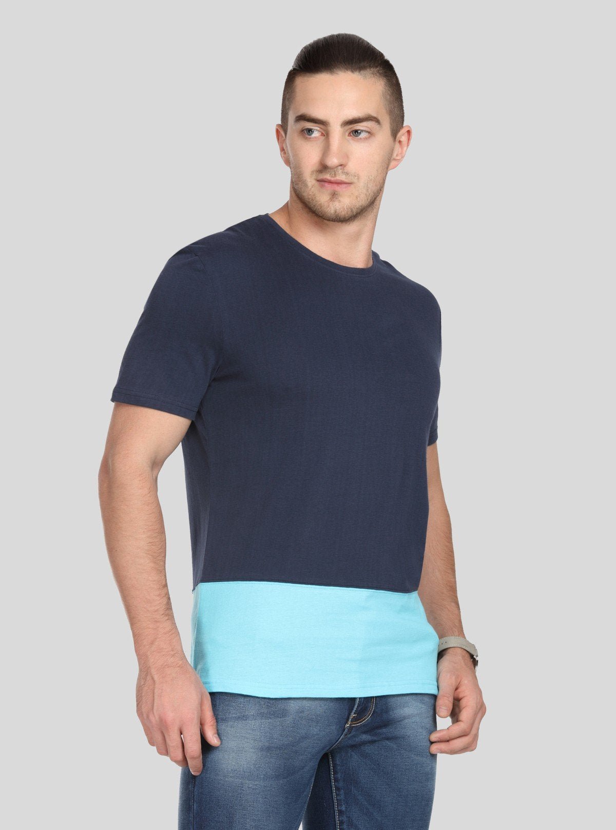 Men's Navy Classic Fit T-Shirt – Timeless Style & Everyday Comfort - Boer and Fitch