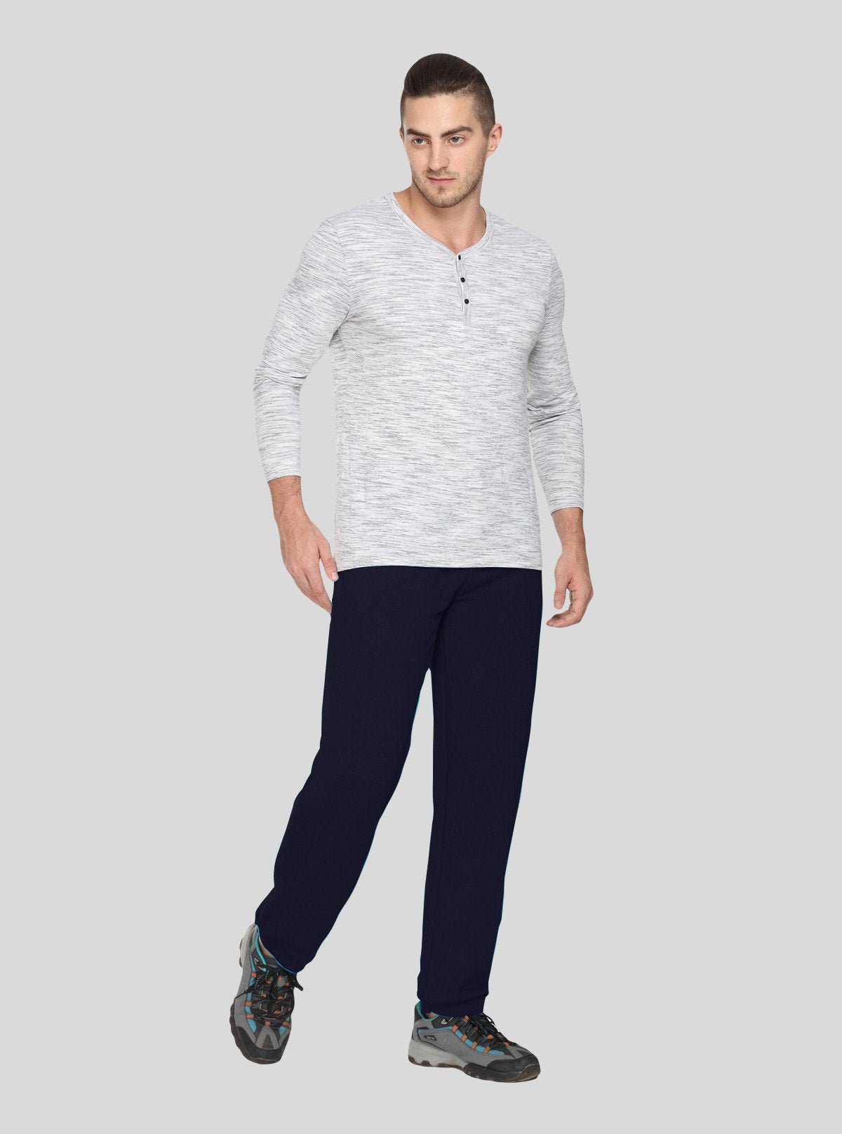 Men’s Navy Fleece Cuffed Joggers – Warm, Stylish & Ultra - Comfortable - Boer and Fitch