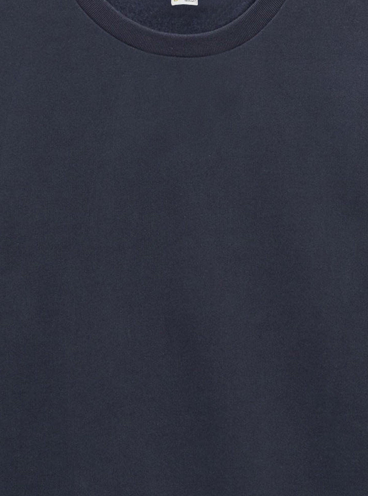 Men’s Navy Garment Dyed Sweatshirt – Classic Fit with Washed Elegance - Boer and Fitch