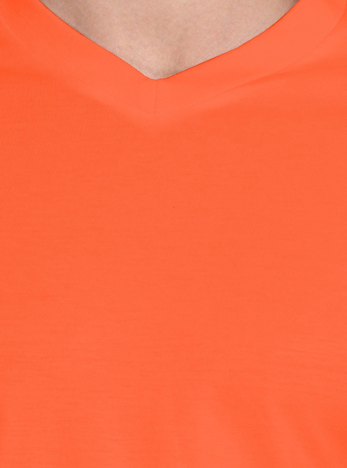 Men’s Orange V - Neck T-Shirt – Bright & Comfortable | Boer & Fitch - Boer and Fitch