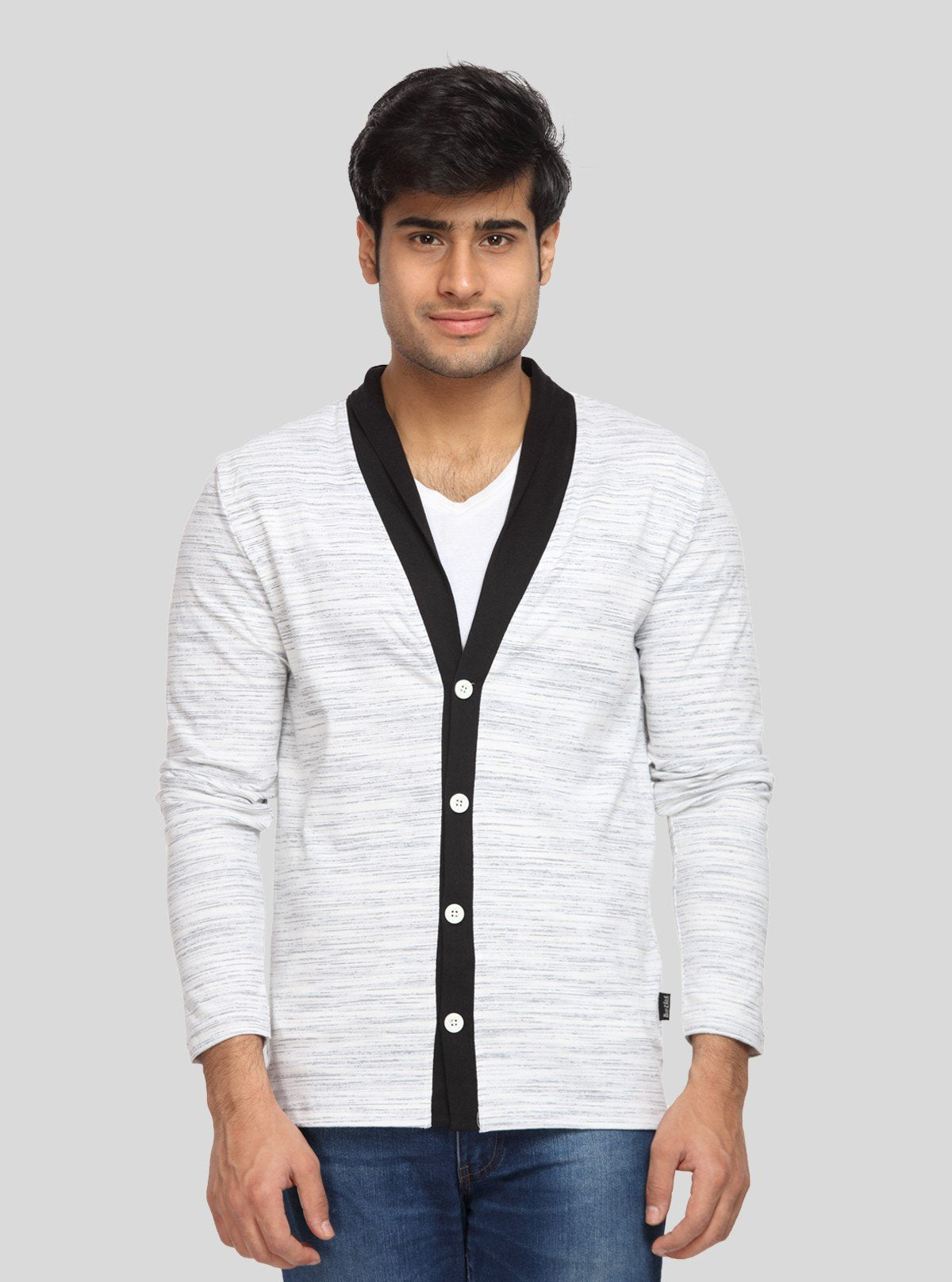 Men's Pause White Solid V - Neck T-Shirt – Boer and Fitch - Boer and Fitch