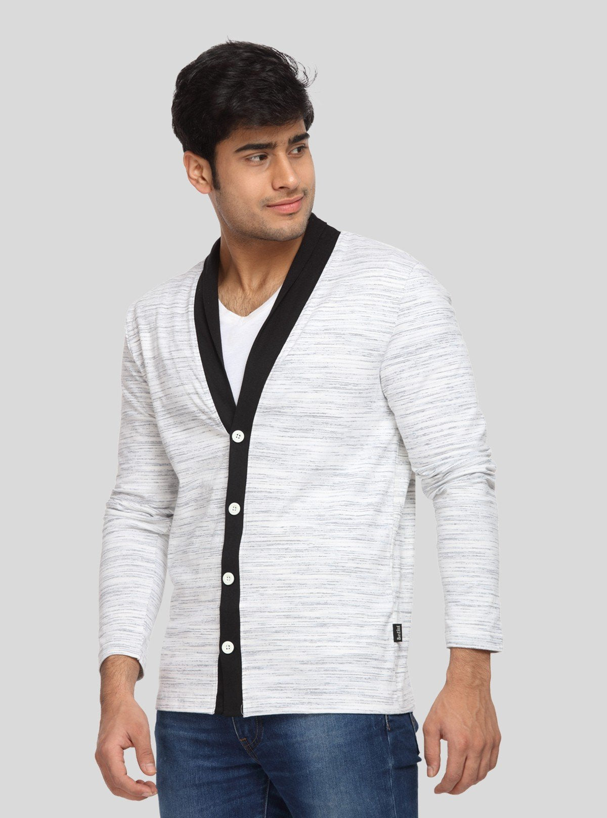 Men's Pause White Solid V - Neck T-Shirt – Boer and Fitch - Boer and Fitch