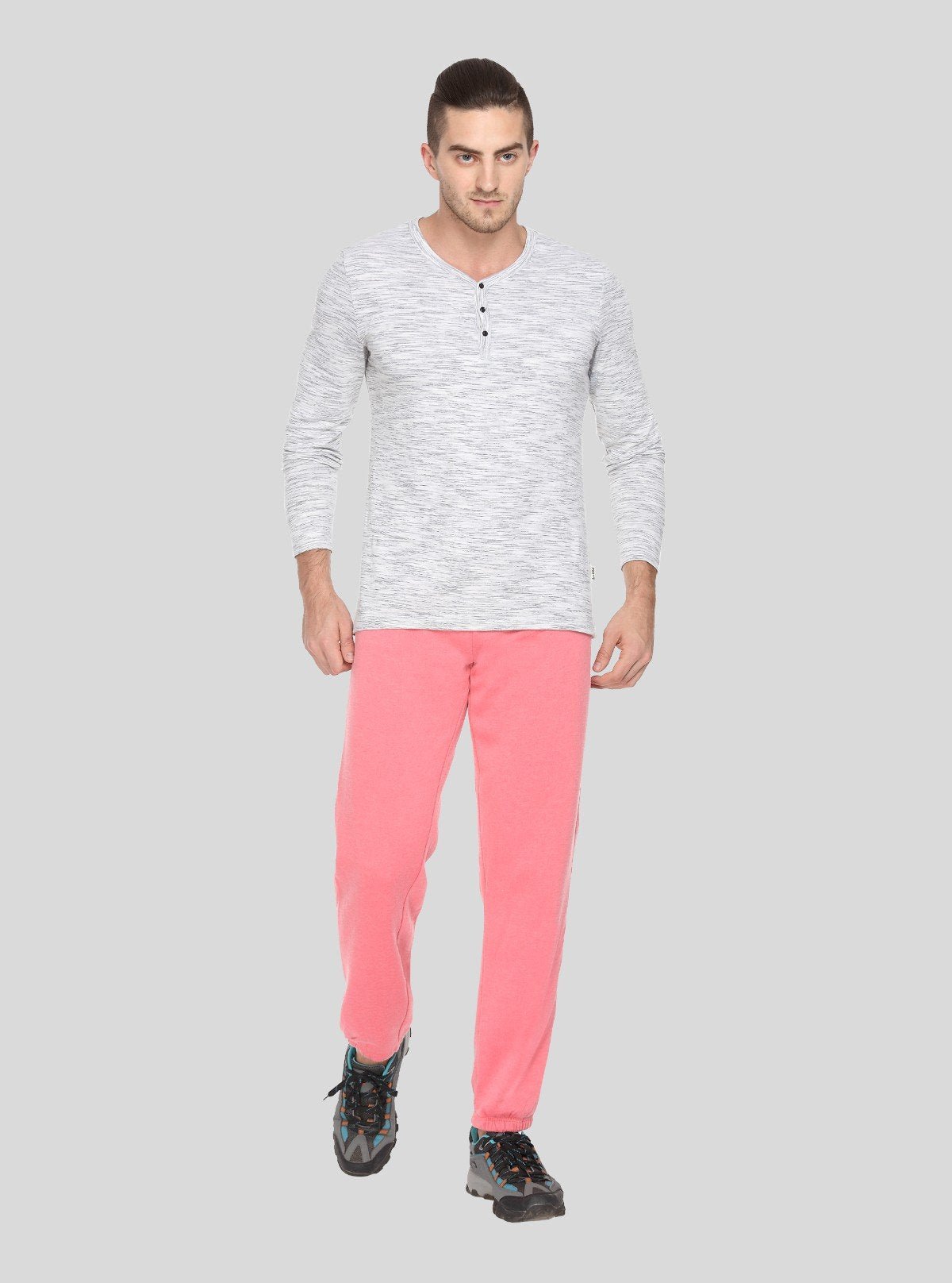 Men’s Pink Cuffed Joggers – Bold Comfort Meets Everyday Style - Boer and Fitch