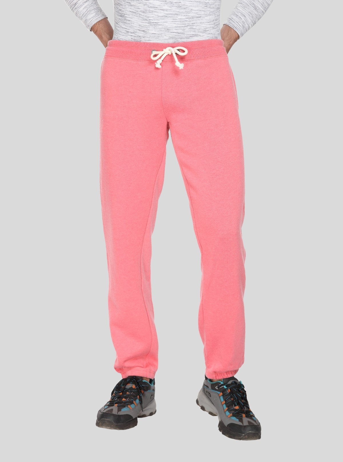 Men’s Pink Cuffed Joggers – Bold Comfort Meets Everyday Style - Boer and Fitch