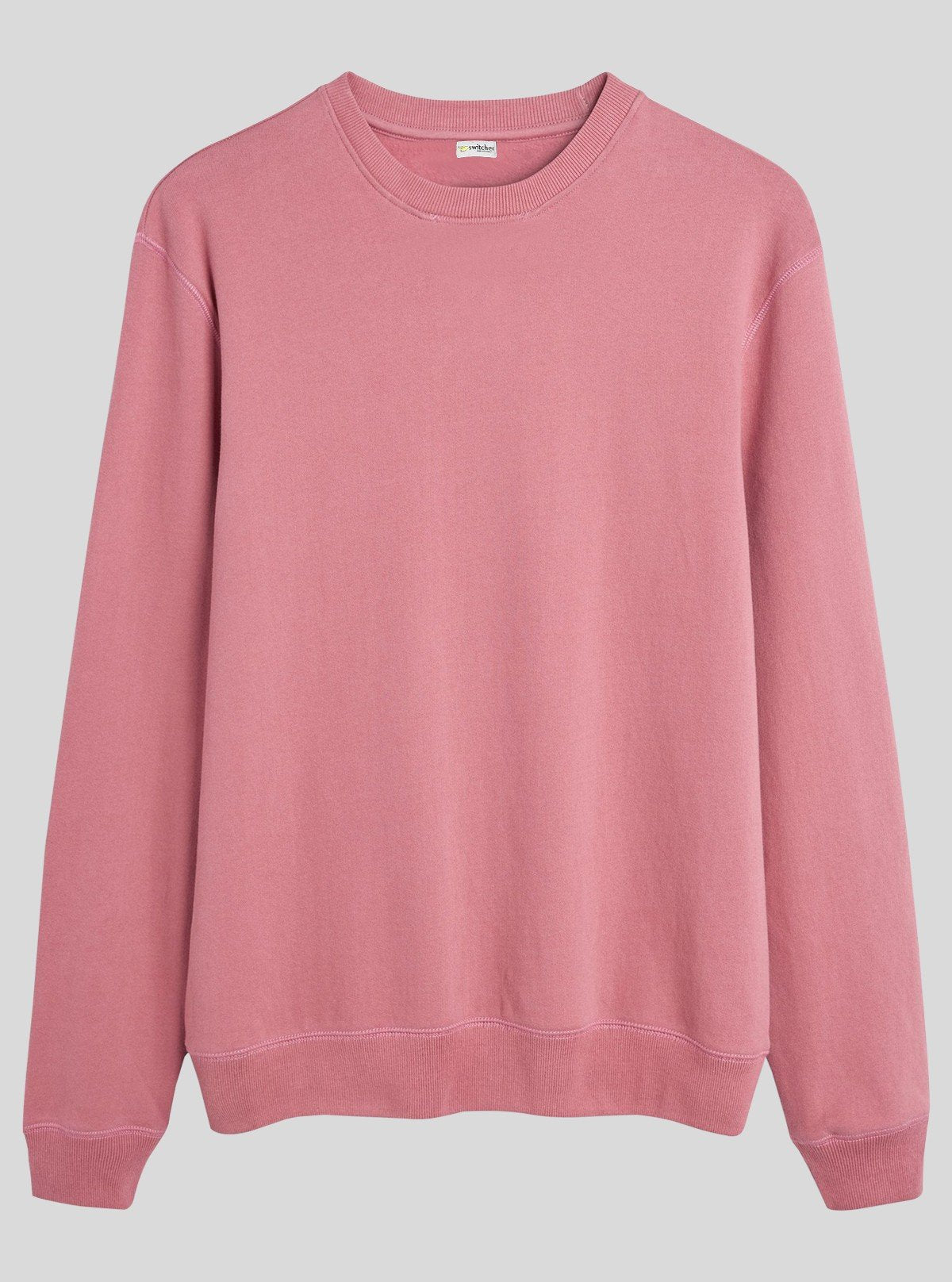 Men’s Pink Garment Dyed Sweatshirt – Soft, Washed & Style - Forward - Boer and Fitch