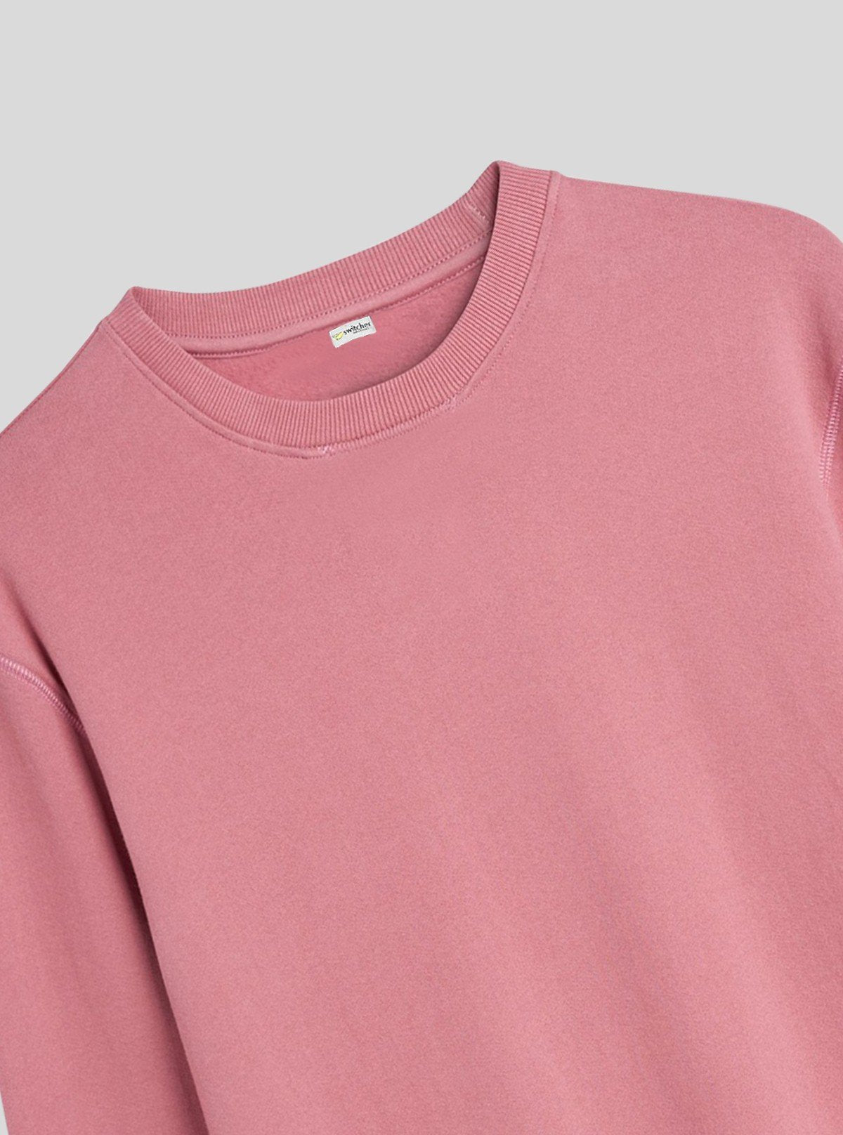 Men’s Pink Garment Dyed Sweatshirt – Soft, Washed & Style - Forward - Boer and Fitch