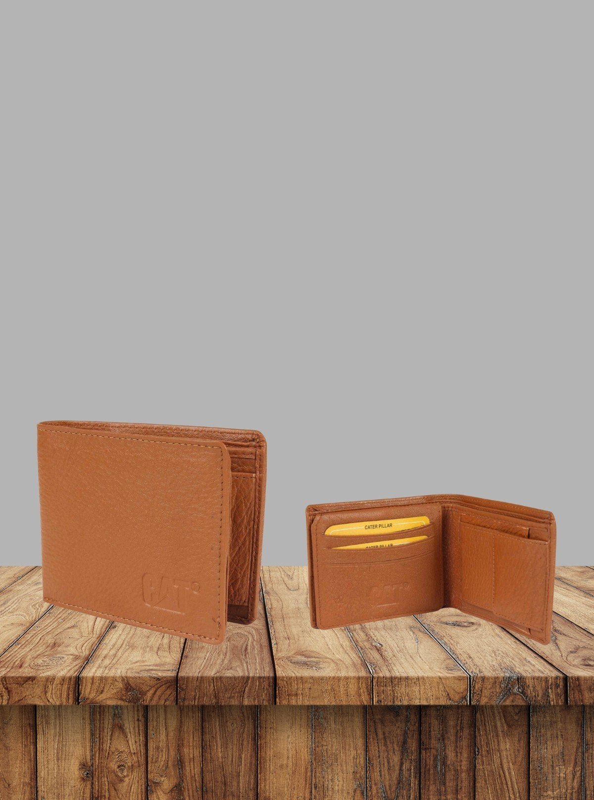 Men’s Plain Tan Leather Wallet by Boer and Fitch – Classic Design - Boer and Fitch