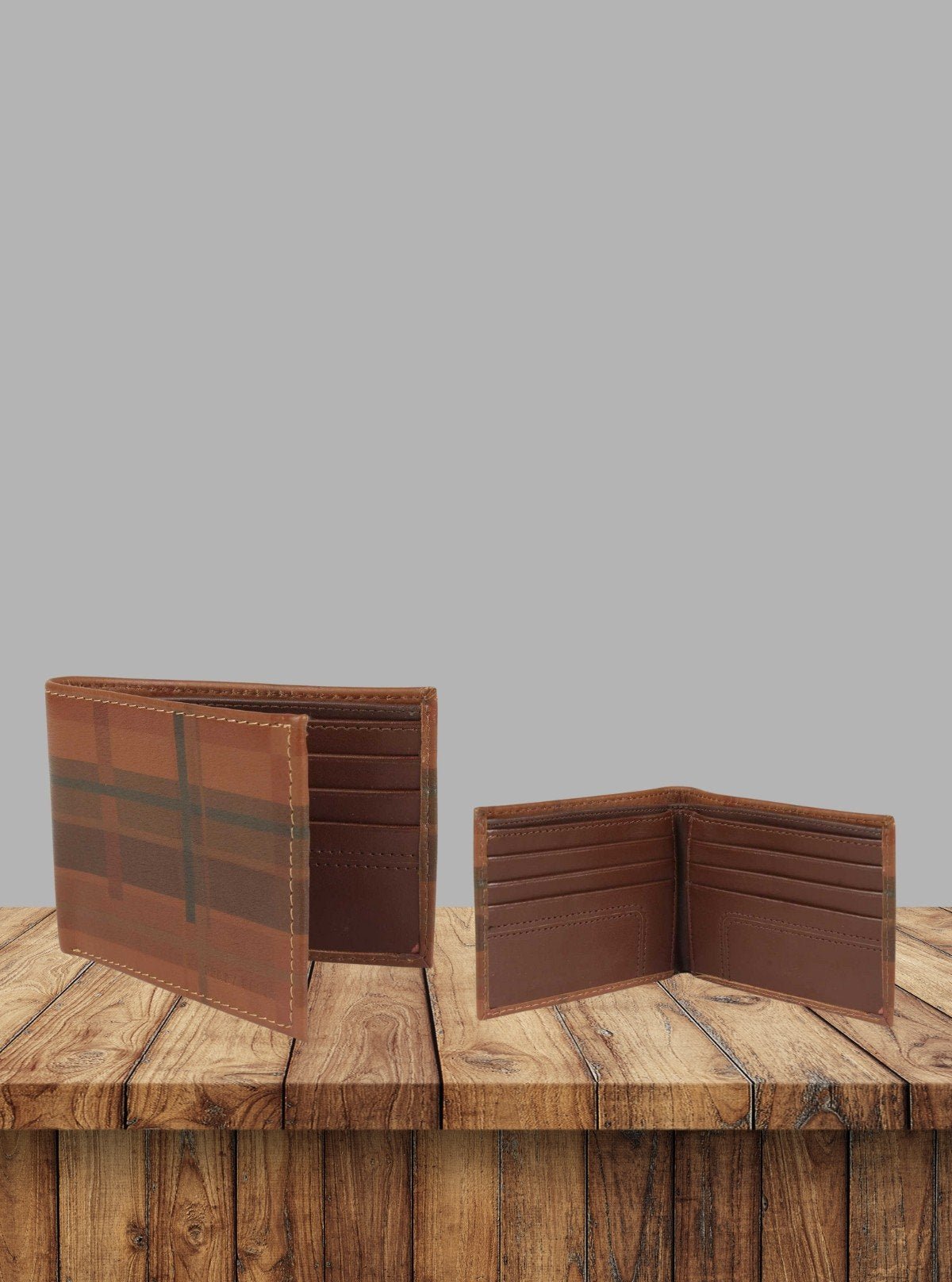 Men’s Printed Leather Wallet by Boer and Fitch – Stylish & Durable - Boer and Fitch