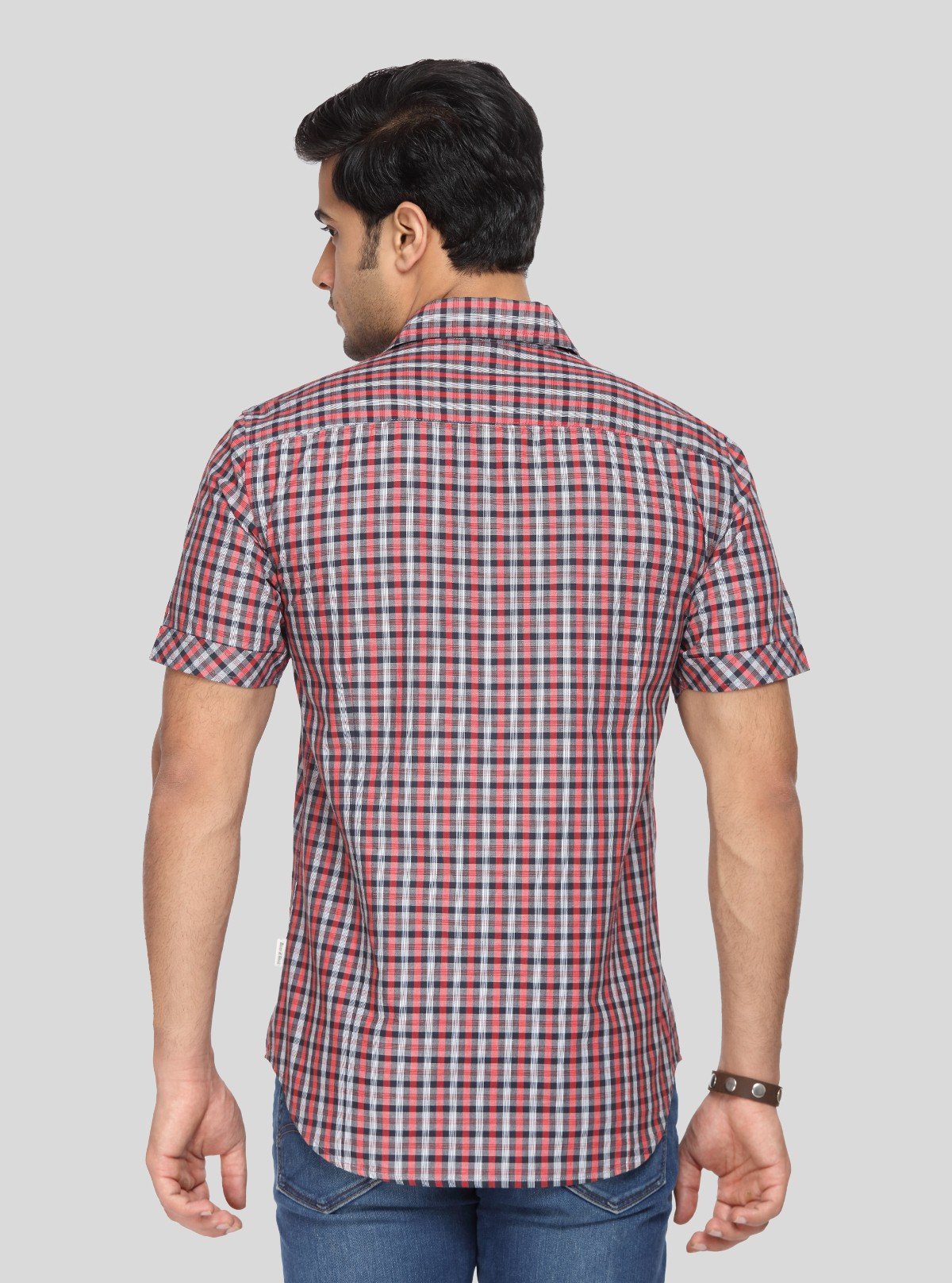 Men's Red Checked Shirt – Bold, Rugged & All - Day Casual Comfort - Boer and Fitch