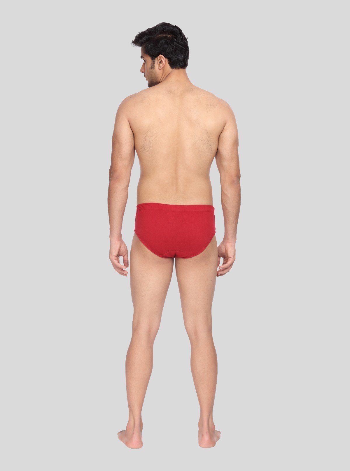 Men’s Red Cotton Briefs – Pack of 2 | Soft & Supportive Innerwear - Boer and Fitch