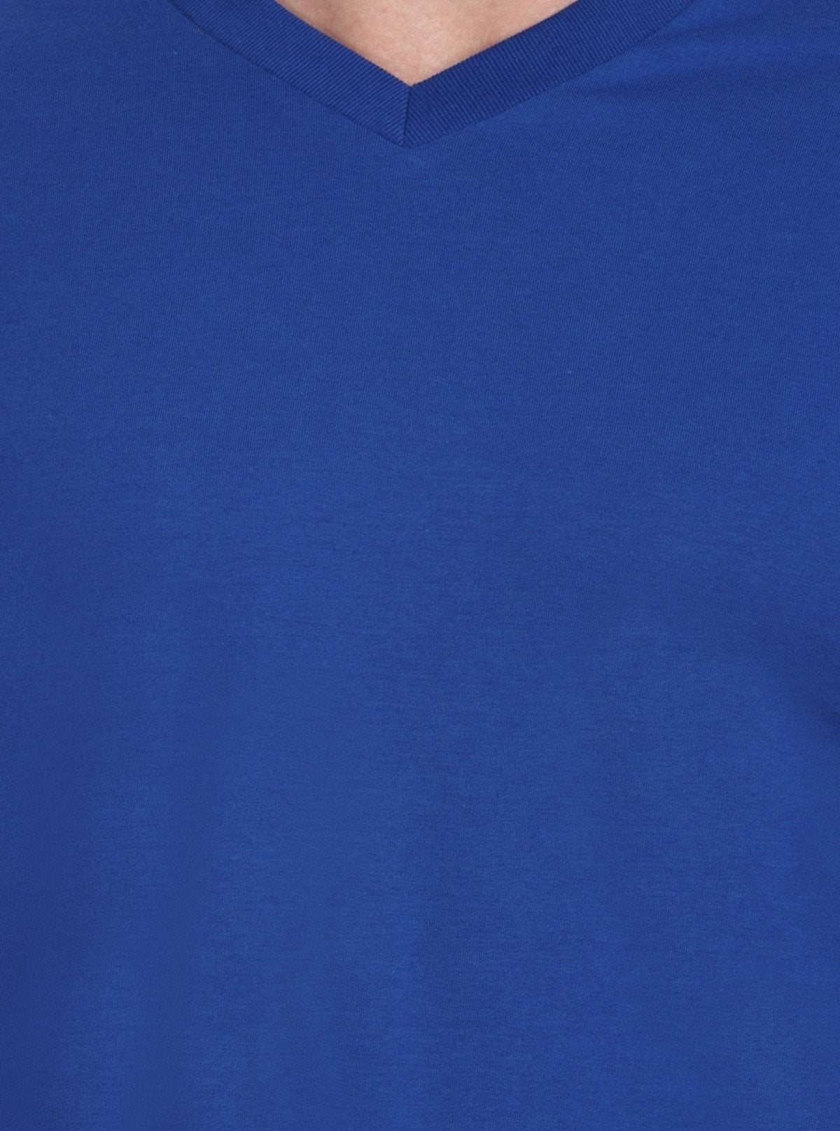 Men’s Royal Blue Basic V - Neck T-Shirt – Premium Cotton Everyday Wear - Boer and Fitch