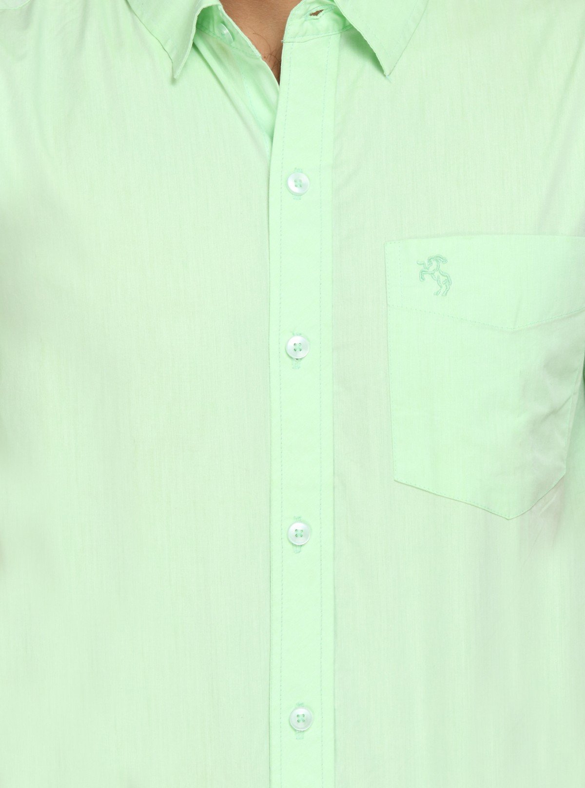 Men's Soft Green Cotton Shirt – Comfortable, Minimal & Everyday Essential - Boer and Fitch