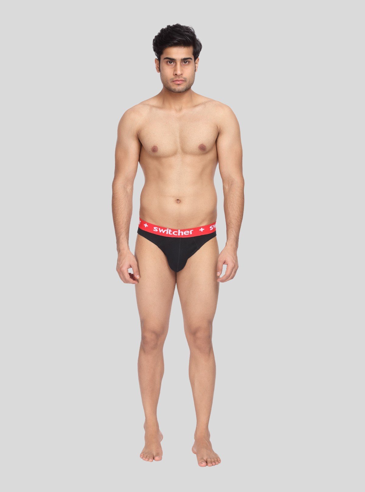 Men’s Solid Black Brief | Classic Fit Cotton Innerwear by Boer & Fitch - Boer and Fitch