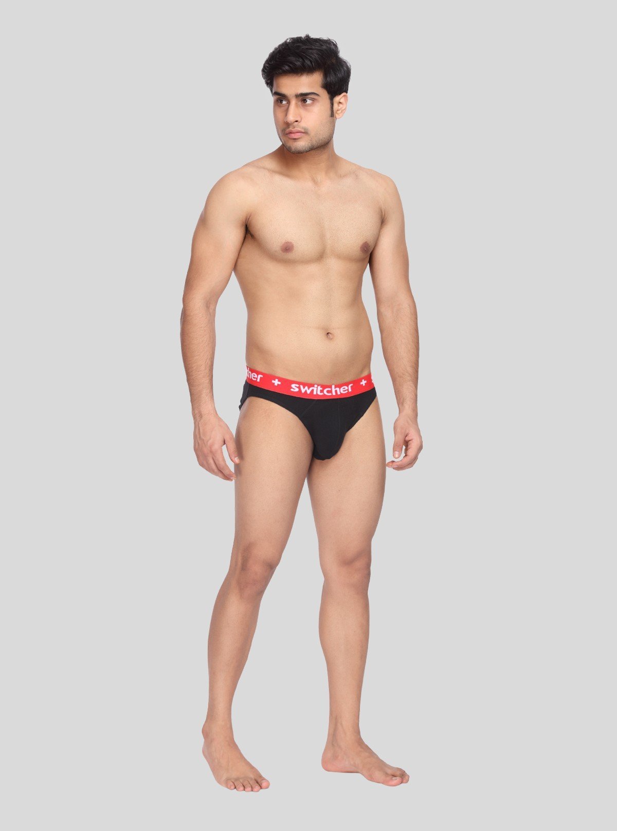 Men’s Solid Black Brief | Classic Fit Cotton Innerwear by Boer & Fitch - Boer and Fitch