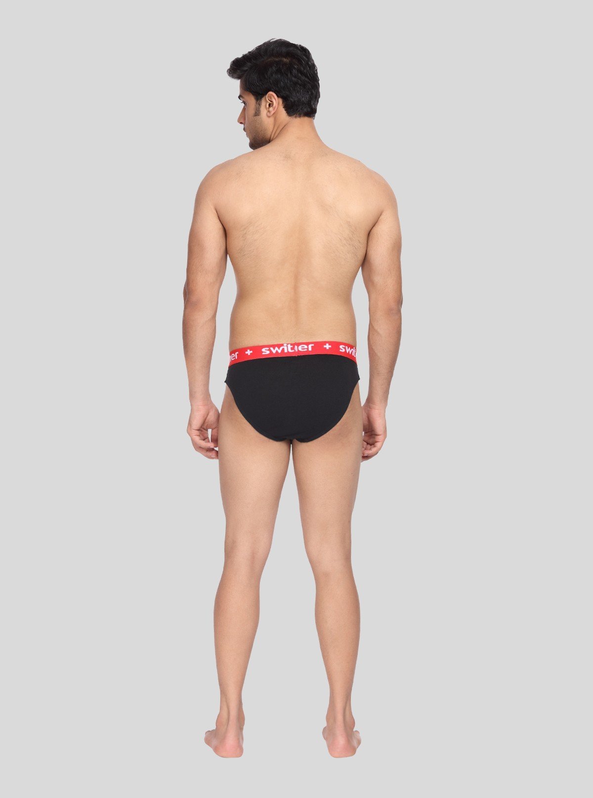 Men’s Solid Black Brief | Classic Fit Cotton Innerwear by Boer & Fitch - Boer and Fitch