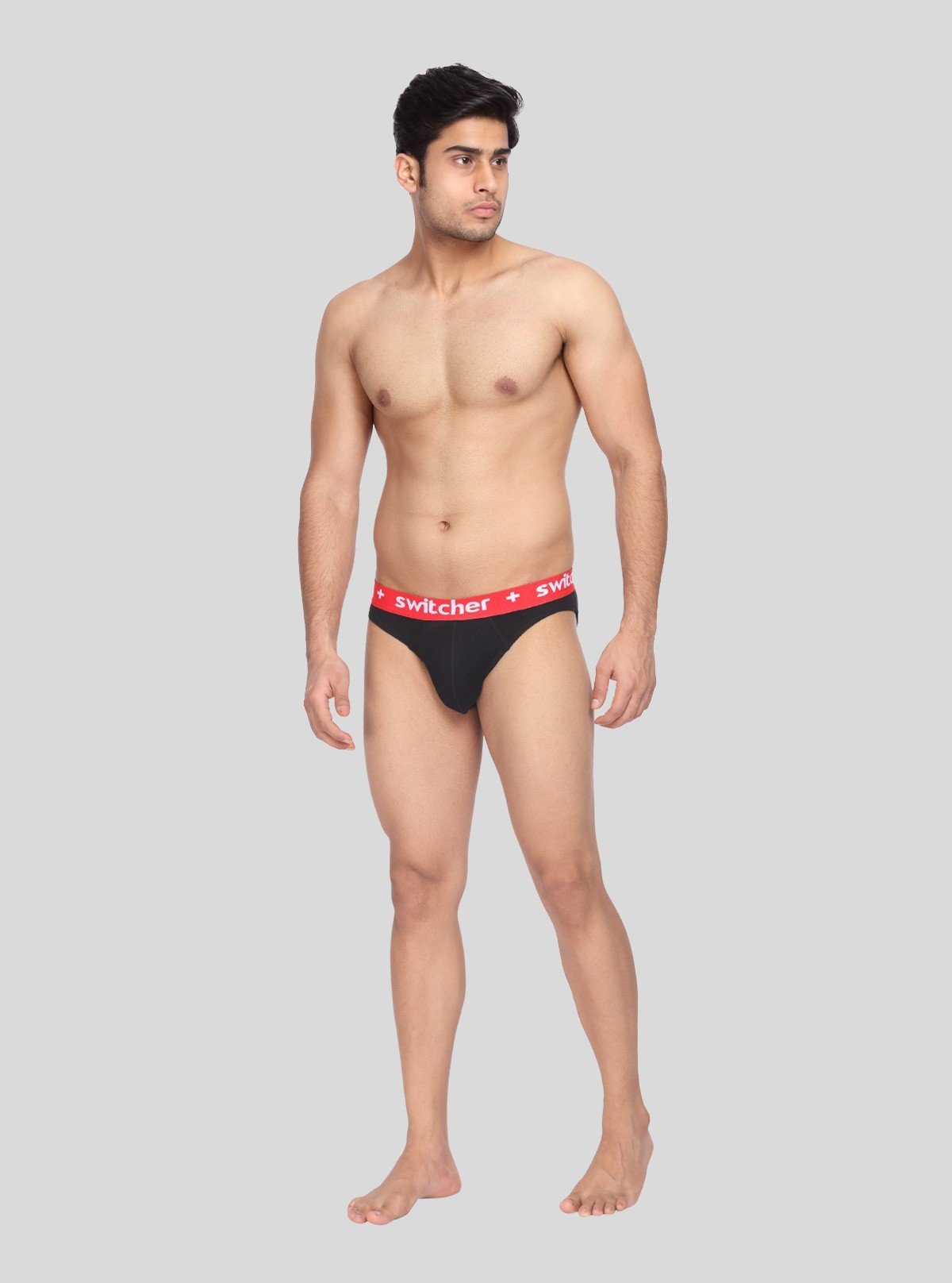 Men’s Solid Black Brief | Classic Fit Cotton Innerwear by Boer & Fitch - Boer and Fitch