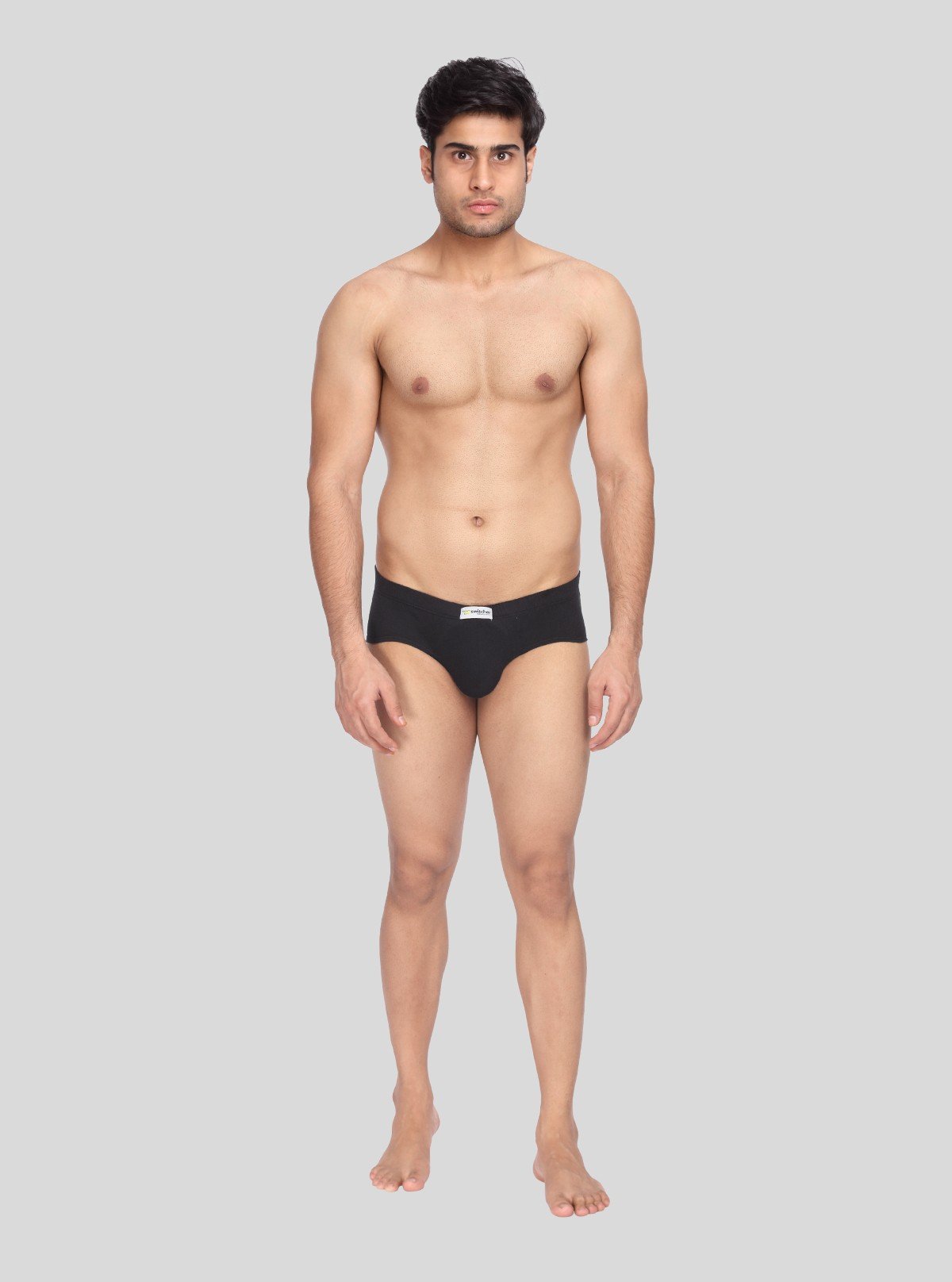 Men's Solid Black Classic Fit Briefs – Pack of 2 - Boer and Fitch