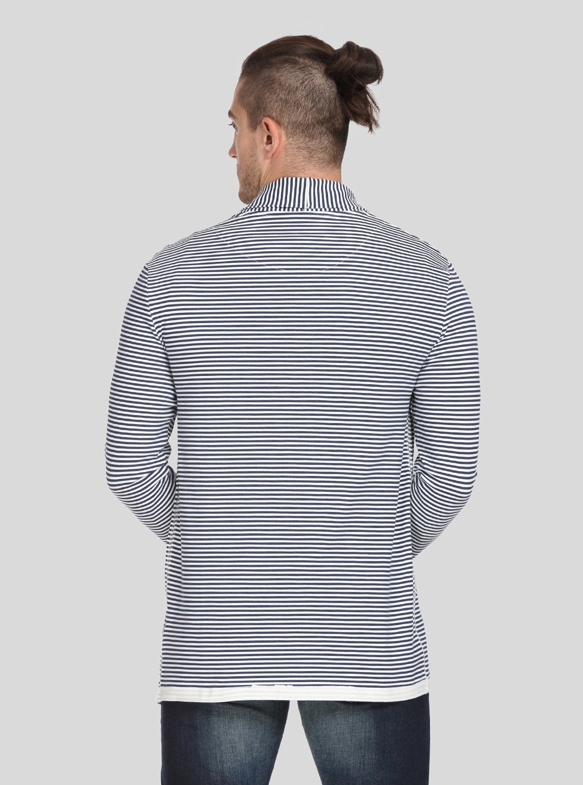 Men’s Striped Jersey Cardigan – Lightweight Style with Urban Edge - Boer and Fitch