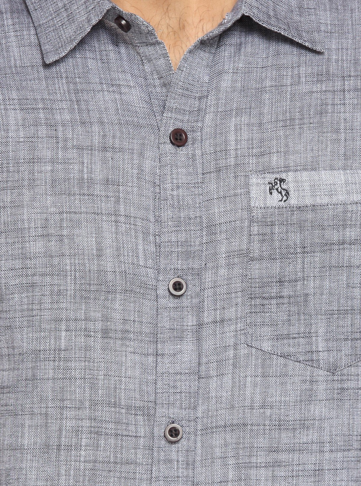 Men’s Tinted Grey Solid Slim Fit Shirt – Modern Minimalist Style by Boer & Fitch - Boer and Fitch