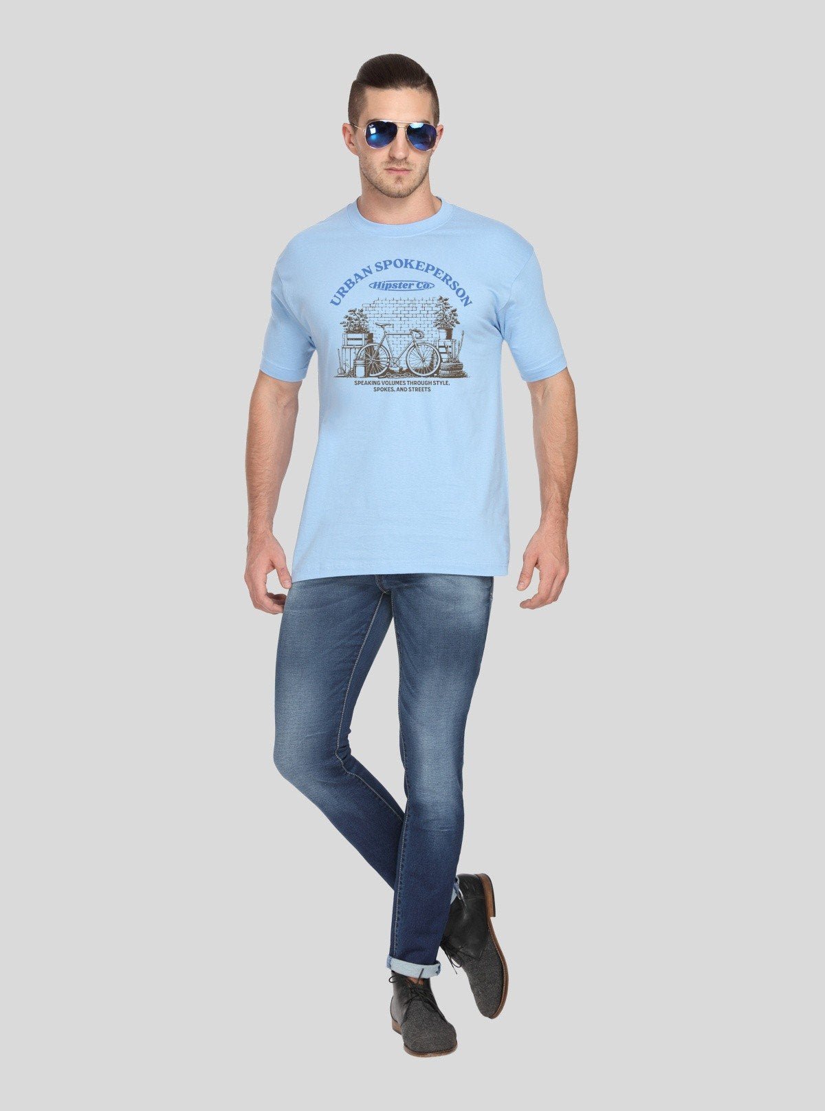 Men’s Urban Graphic Printed T-Shirt – Coastal Comfort & Style - Boer and Fitch