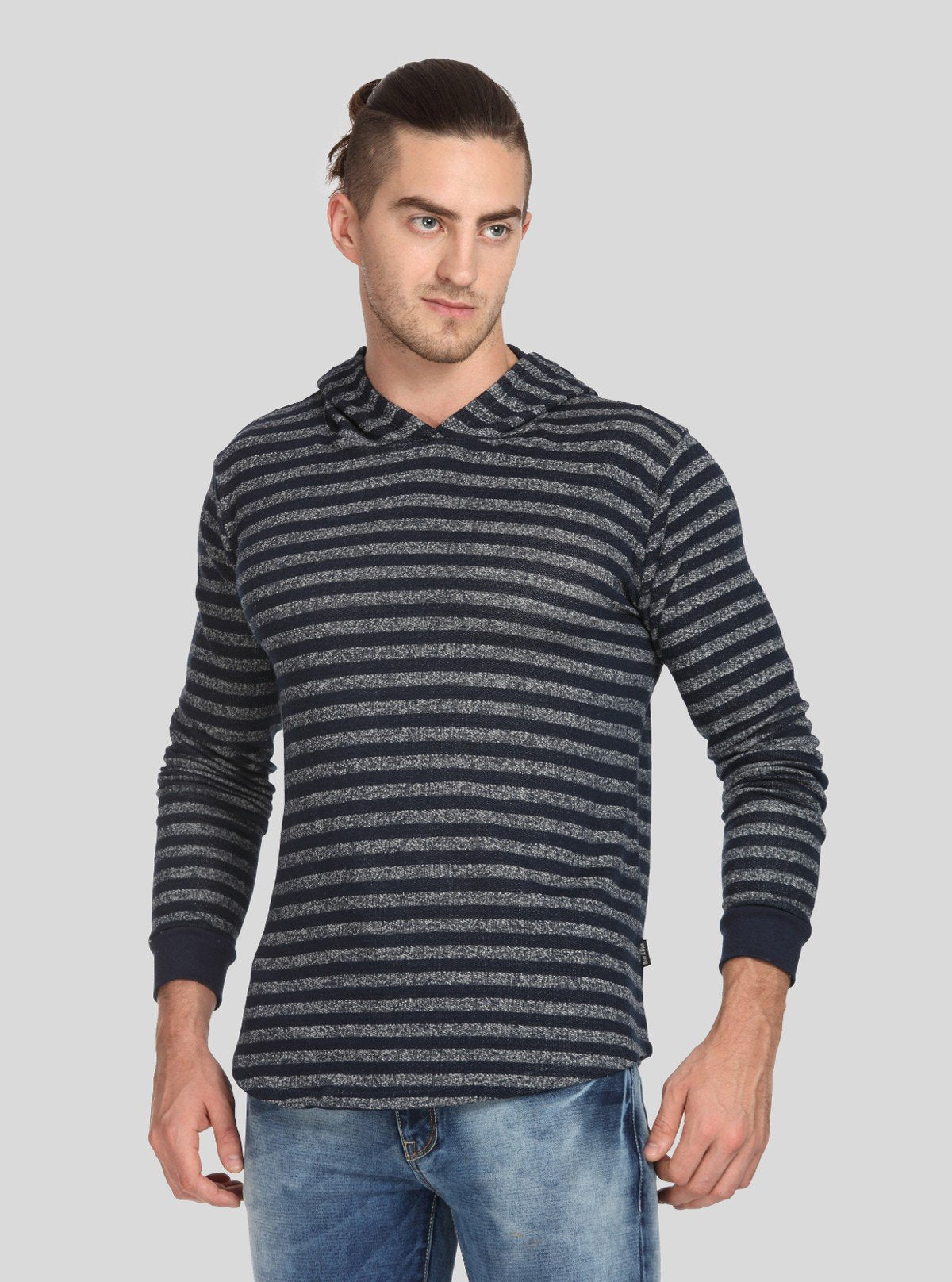 Men’s Vertical Striped Hoodie – Contemporary Pattern, Everyday Comfort - Boer and Fitch