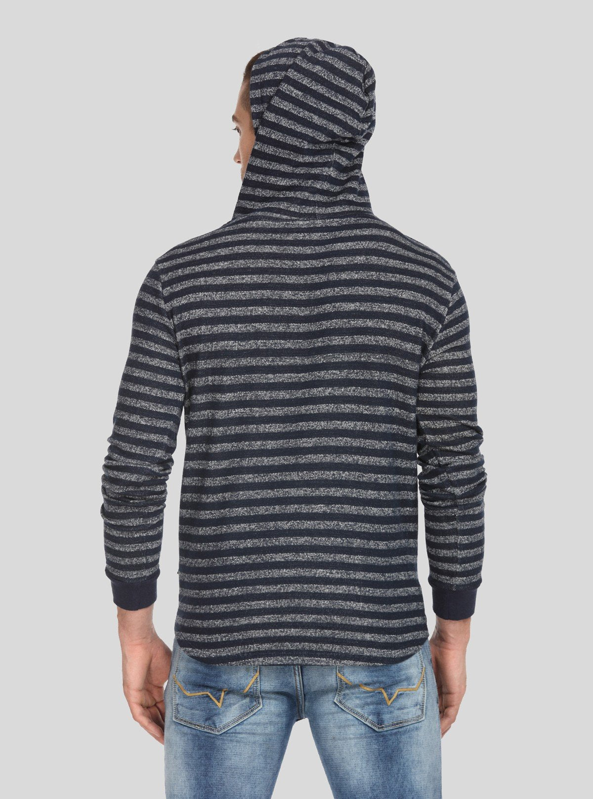 Men’s Vertical Striped Hoodie – Contemporary Pattern, Everyday Comfort - Boer and Fitch