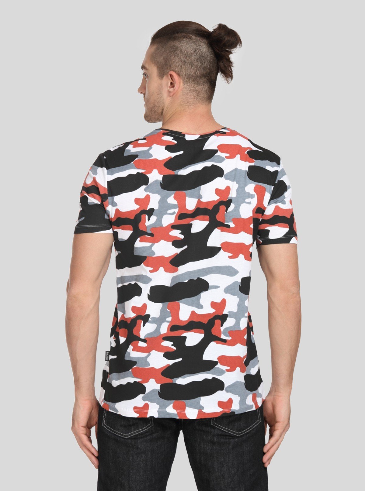 Men’s White Camouflage T-Shirt – Urban Military Street Style - Boer and Fitch