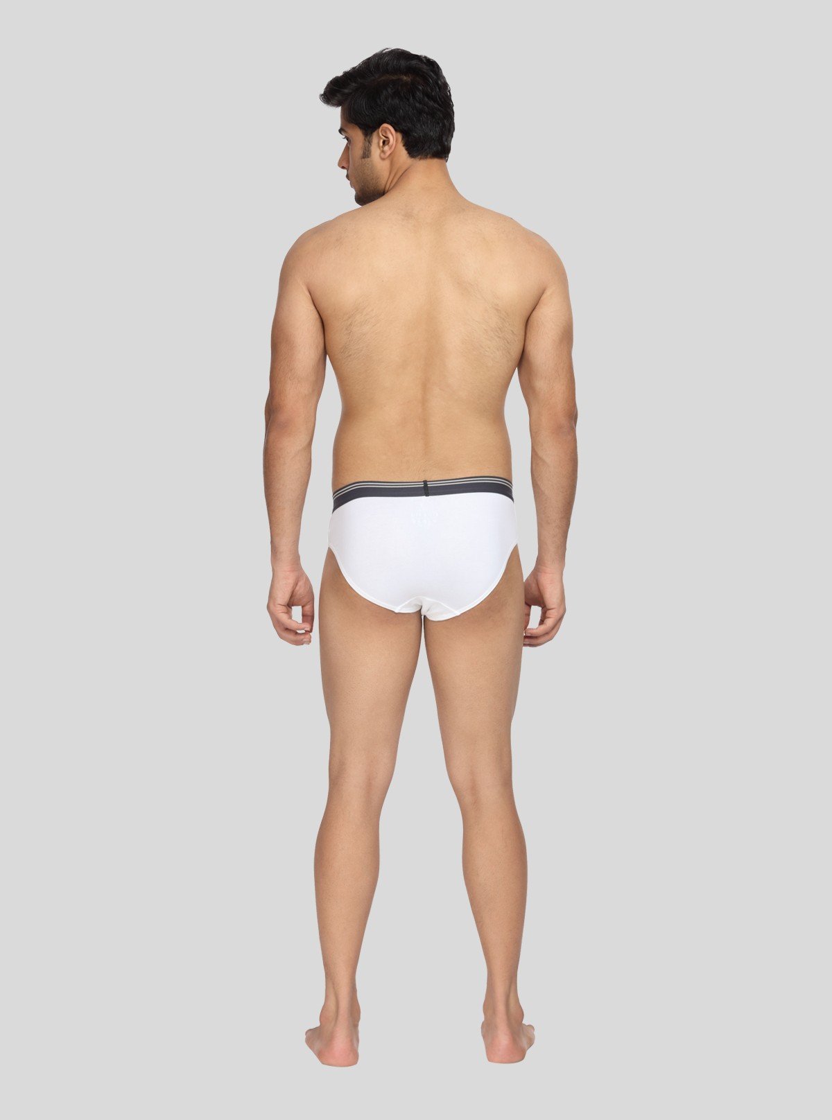 Men’s White Cotton Brief – Classic Fit, All - Day Comfort - Boer and Fitch