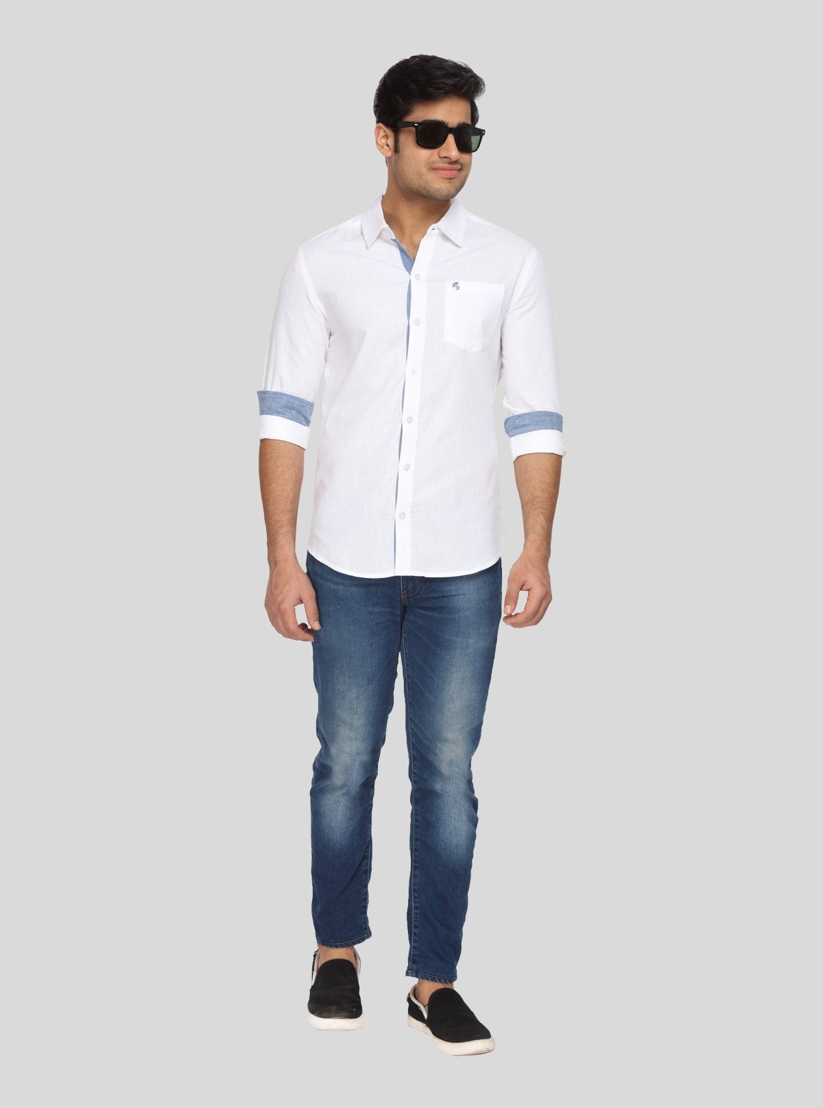 Men's White Linen Full Sleeve Shirt – Classic Elegance in Breathable Style - Boer and Fitch