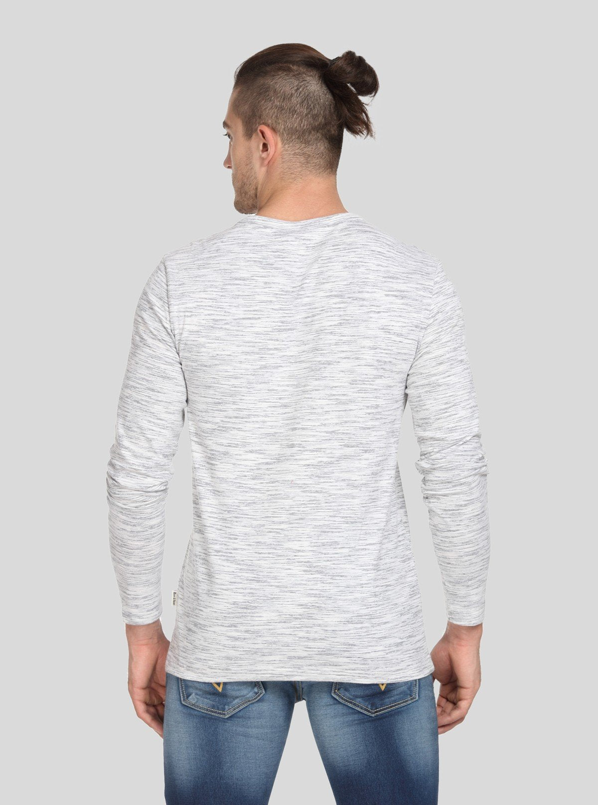 Men’s White Slub Henley T-Shirt – Classic Comfort Meets Modern Style - Boer and Fitch