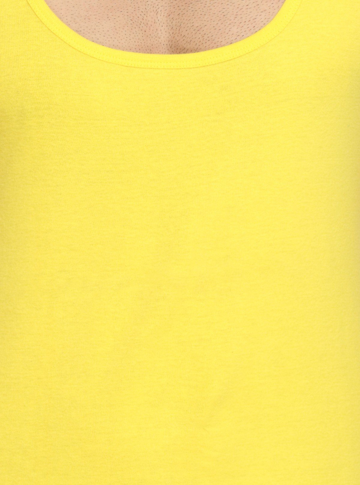 Men’s Yellow Cotton U Neck Vest – Soft, Stylish Daily Innerwear - Boer and Fitch