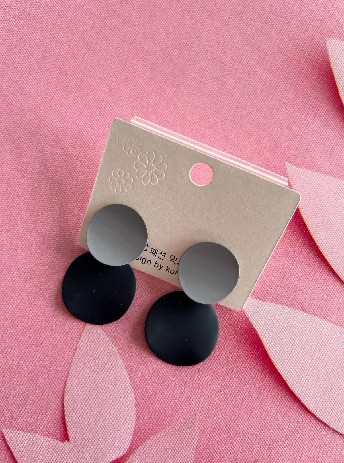 Modern Grey & Black Geometric Earrings for Women – Bold Style by Boer and Fitch - Boer and Fitch