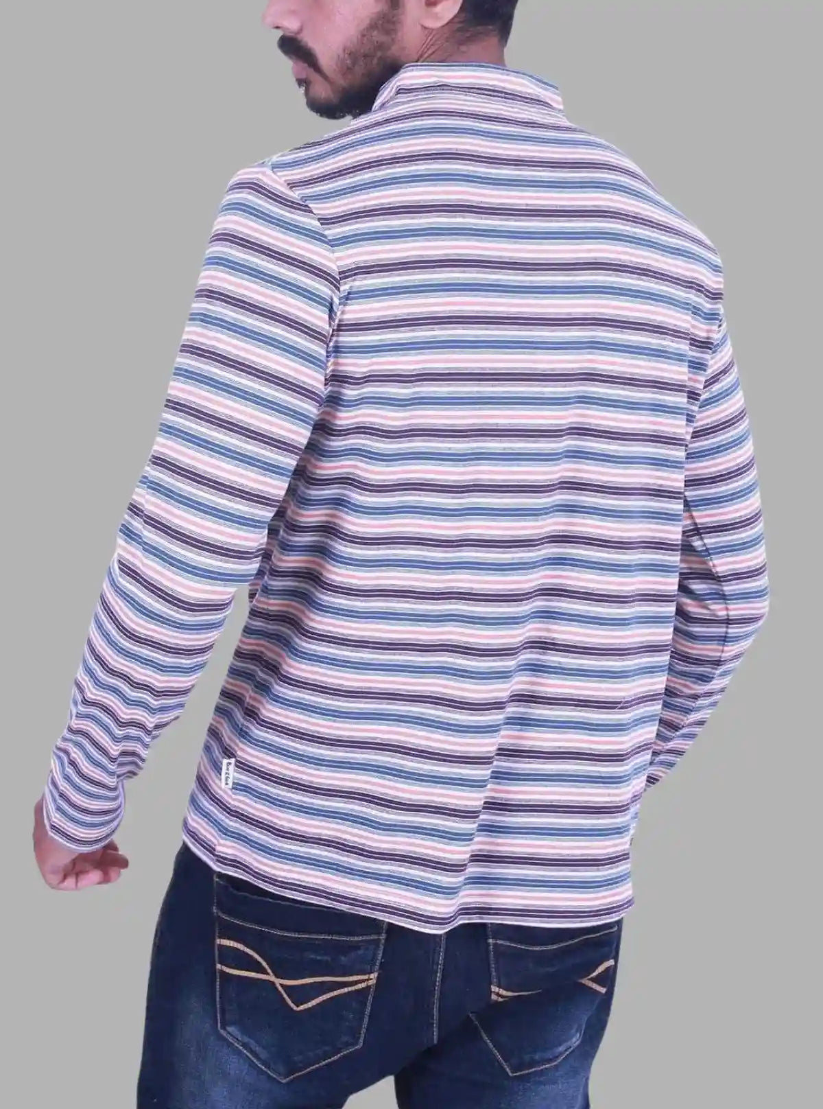 Classic Striped Henley T-Shirt for Men – Boer and Fitch | Buy Online at  Boer and Fitch