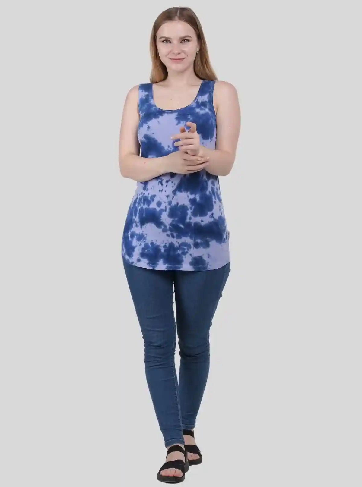 Lilac Sleeveless Tie and Dye Top | Buy Online at gep32c-qs.myshopify.com