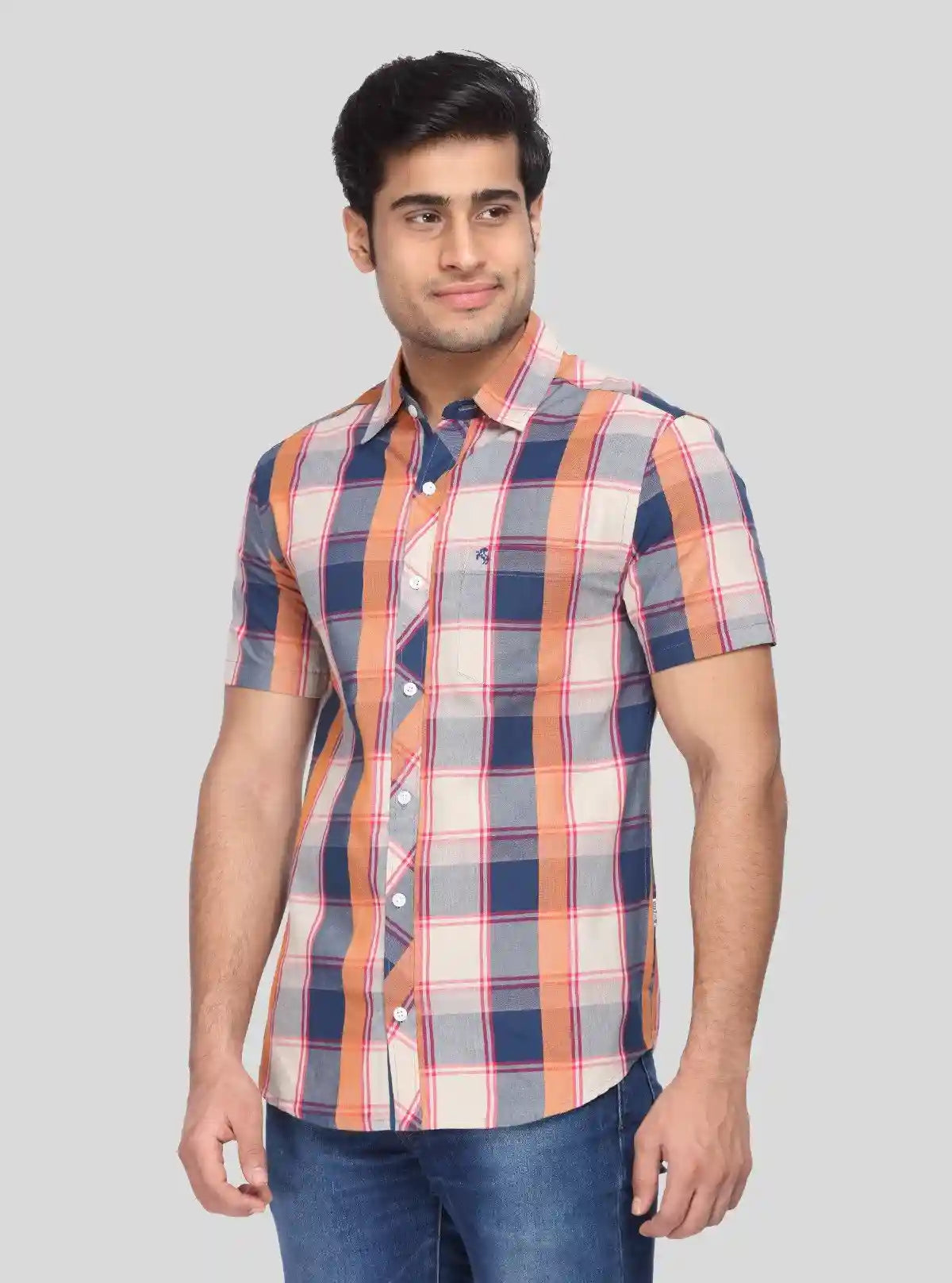 Men’s Elegant Broad Checked Slim Fit Shirt – Smart Casual Style by Boer & Fitch | Buy Online at  Boer and Fitch
