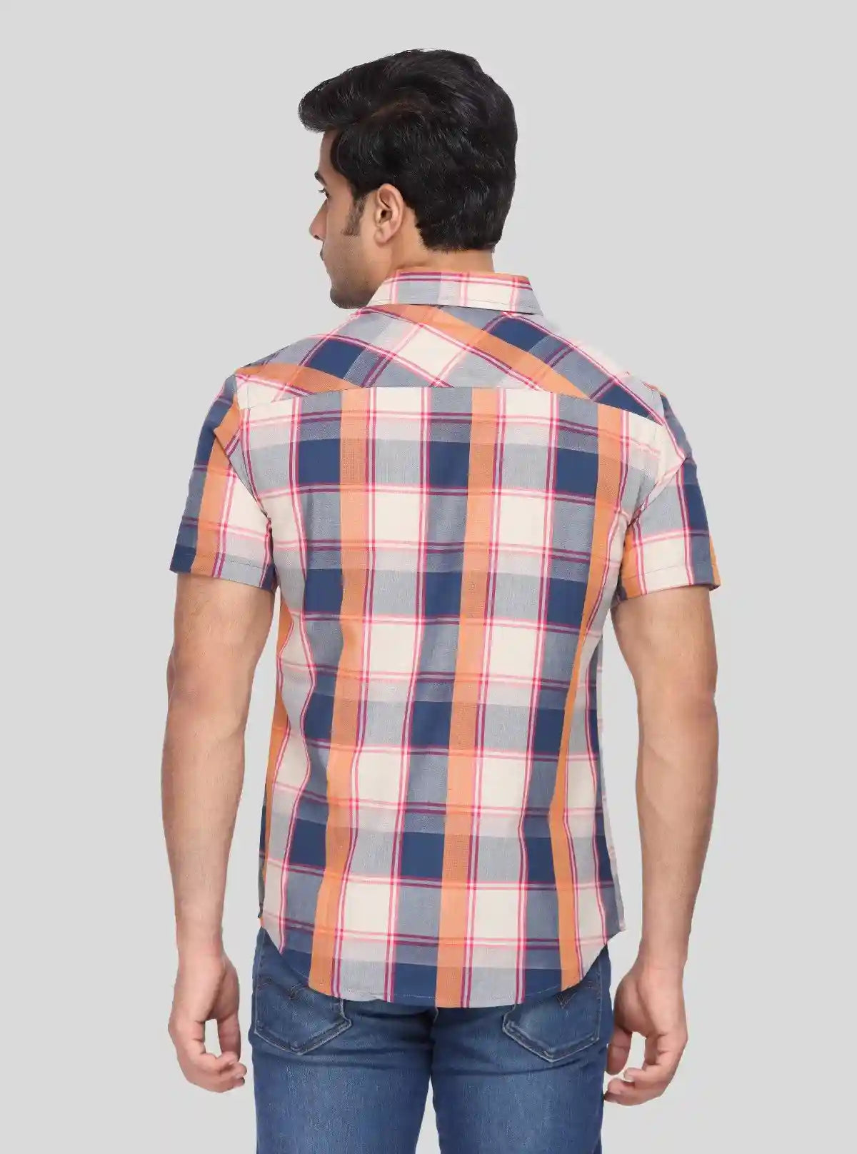 Men’s Elegant Broad Checked Slim Fit Shirt – Smart Casual Style by Boer & Fitch | Buy Online at  Boer and Fitch
