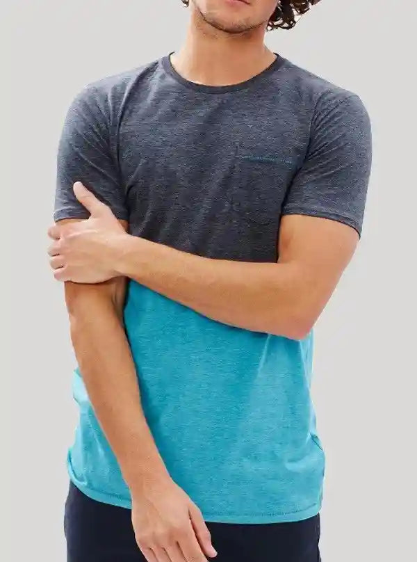 Turquoise Cut & Sew T-Shirt for Men – Boer and Fitch | Buy Online at  Boer and Fitch