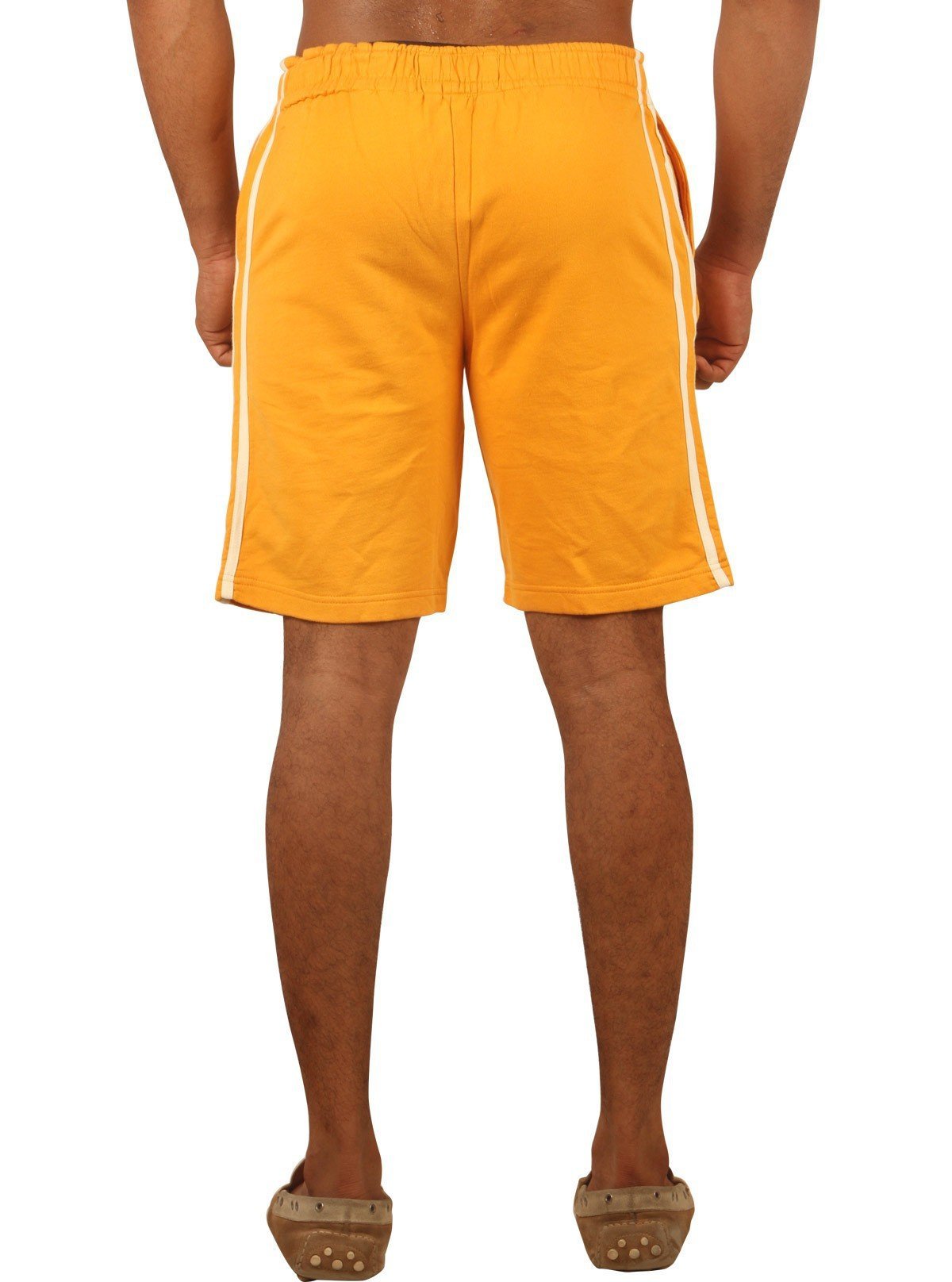 Mustard Piping Fleece Shorts for Men – Casual Comfort Shorts by Boer and Fitch - Boer and Fitch
