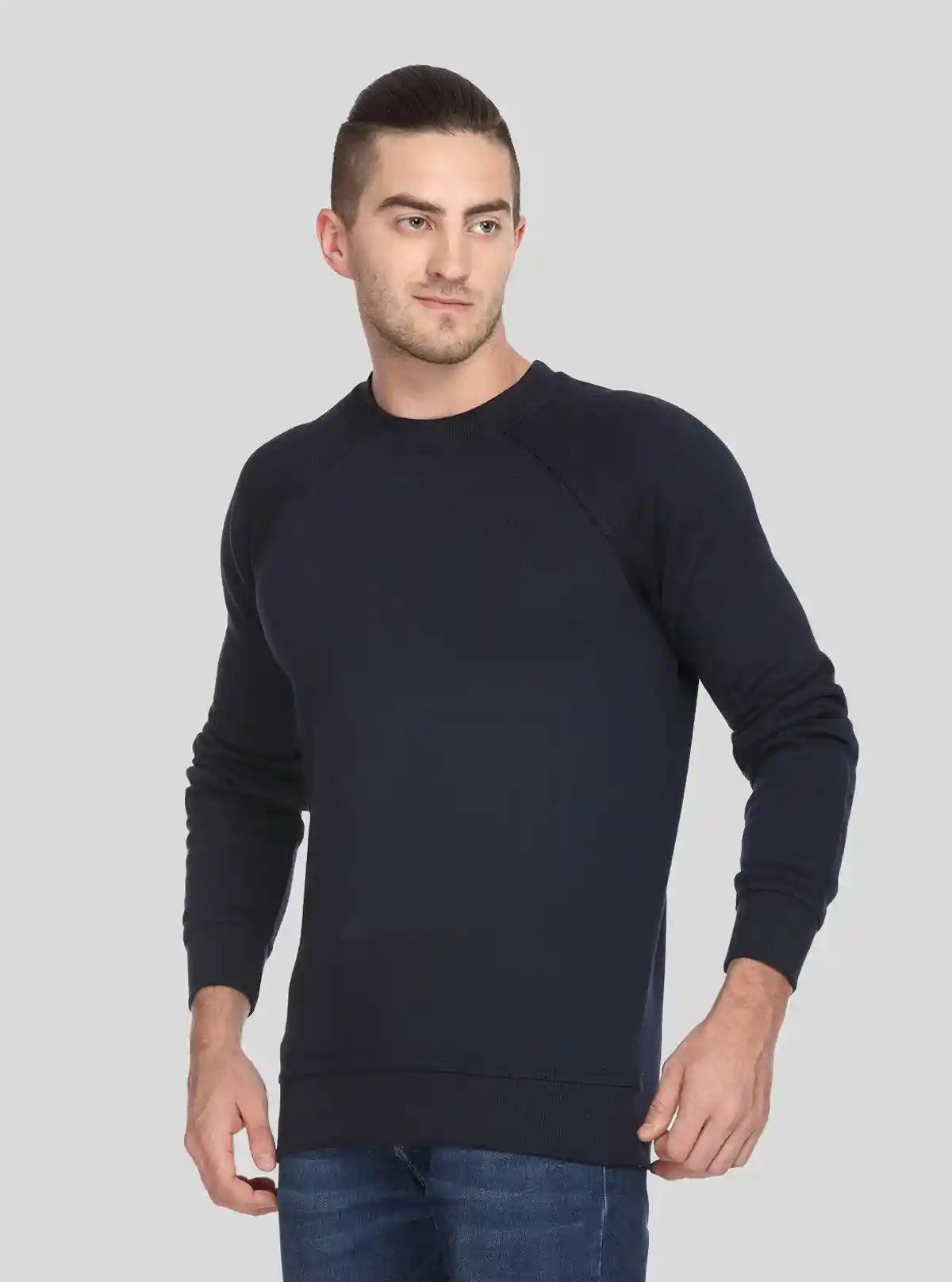 Men’s Navy Sweatshirt – Classic Comfort Meets Everyday Style | Buy Online at  Boer and Fitch
